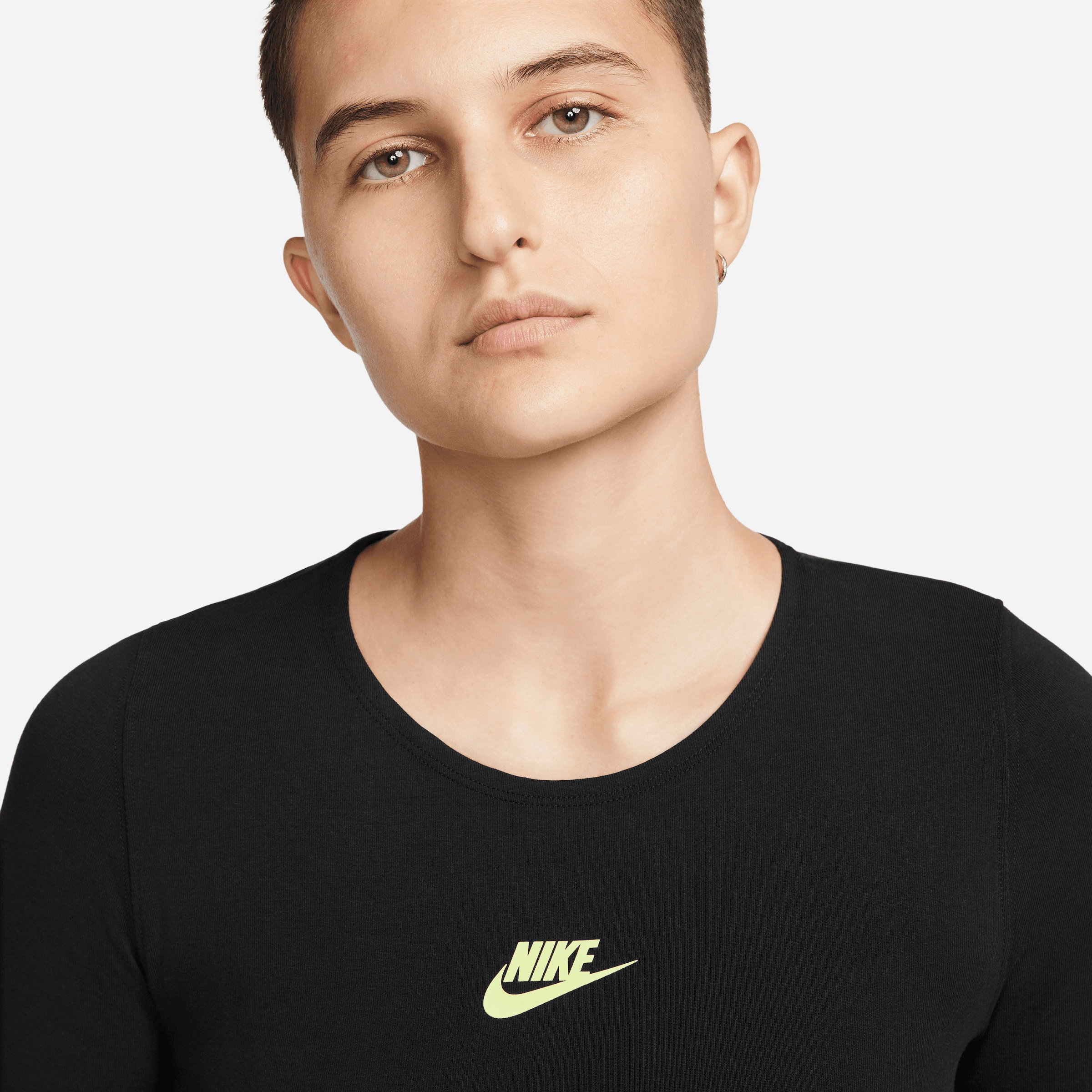 Nike Sportswear Langarmshirt »W NSW LS CROP TOP DNC«