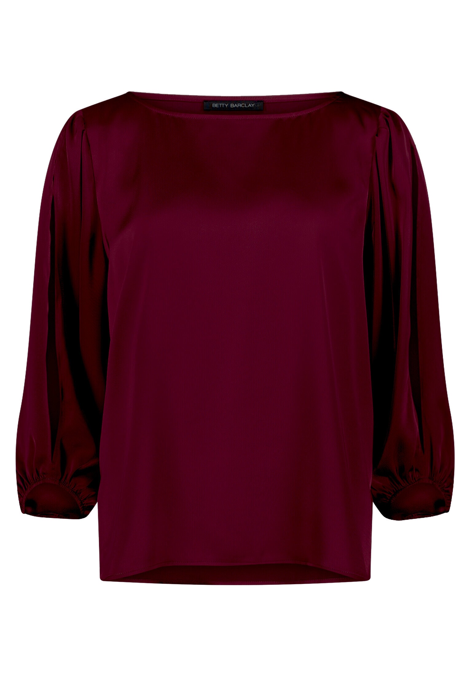 Betty Barclay Satinbluse »Satin-Bluse mit U-Boot-Ausschnitt«