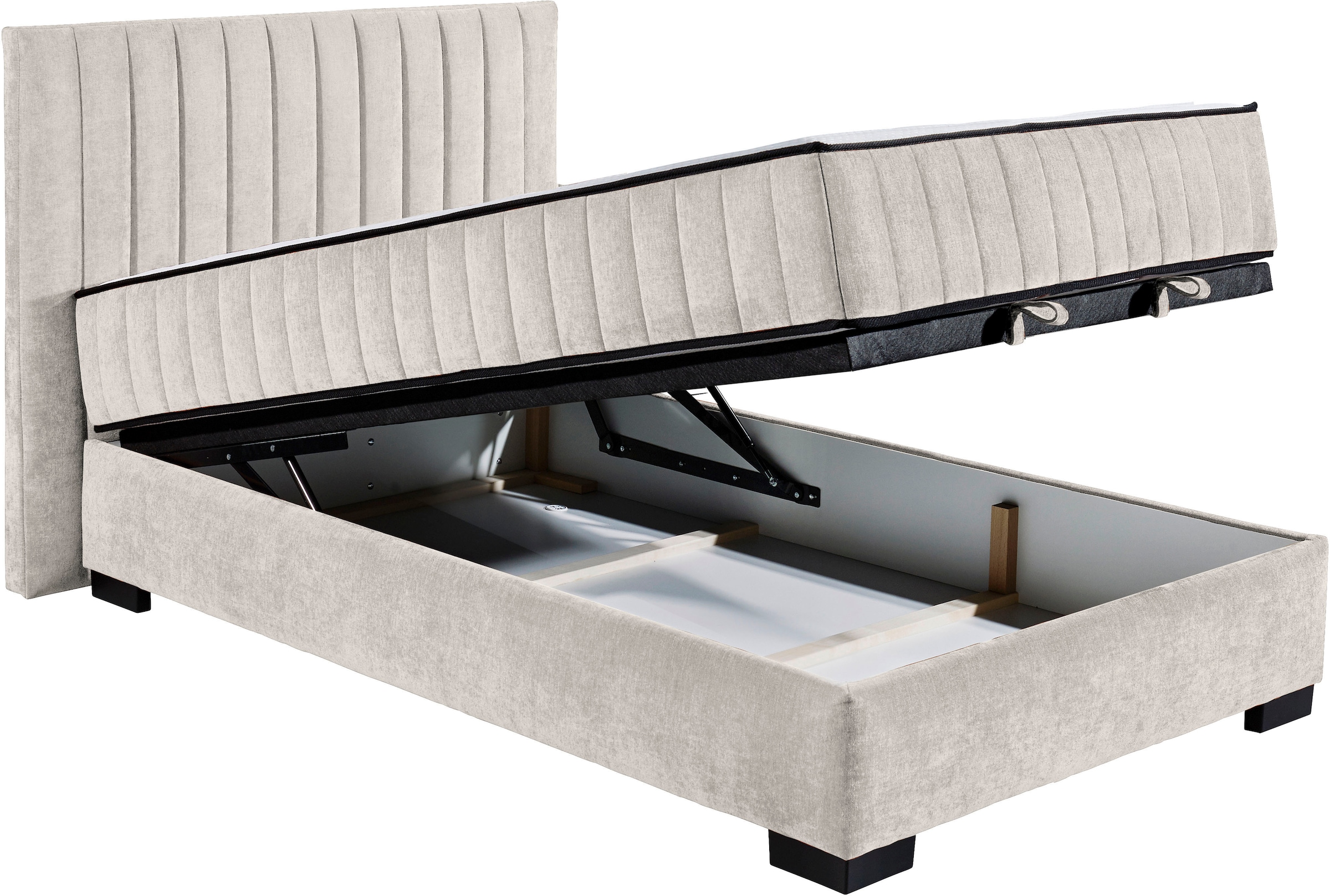 ED EXCITING DESIGN Boxbett »Nagol«, mit Bettkasten, mit Wendematratze, erhältlich in verschiedenen Breiten