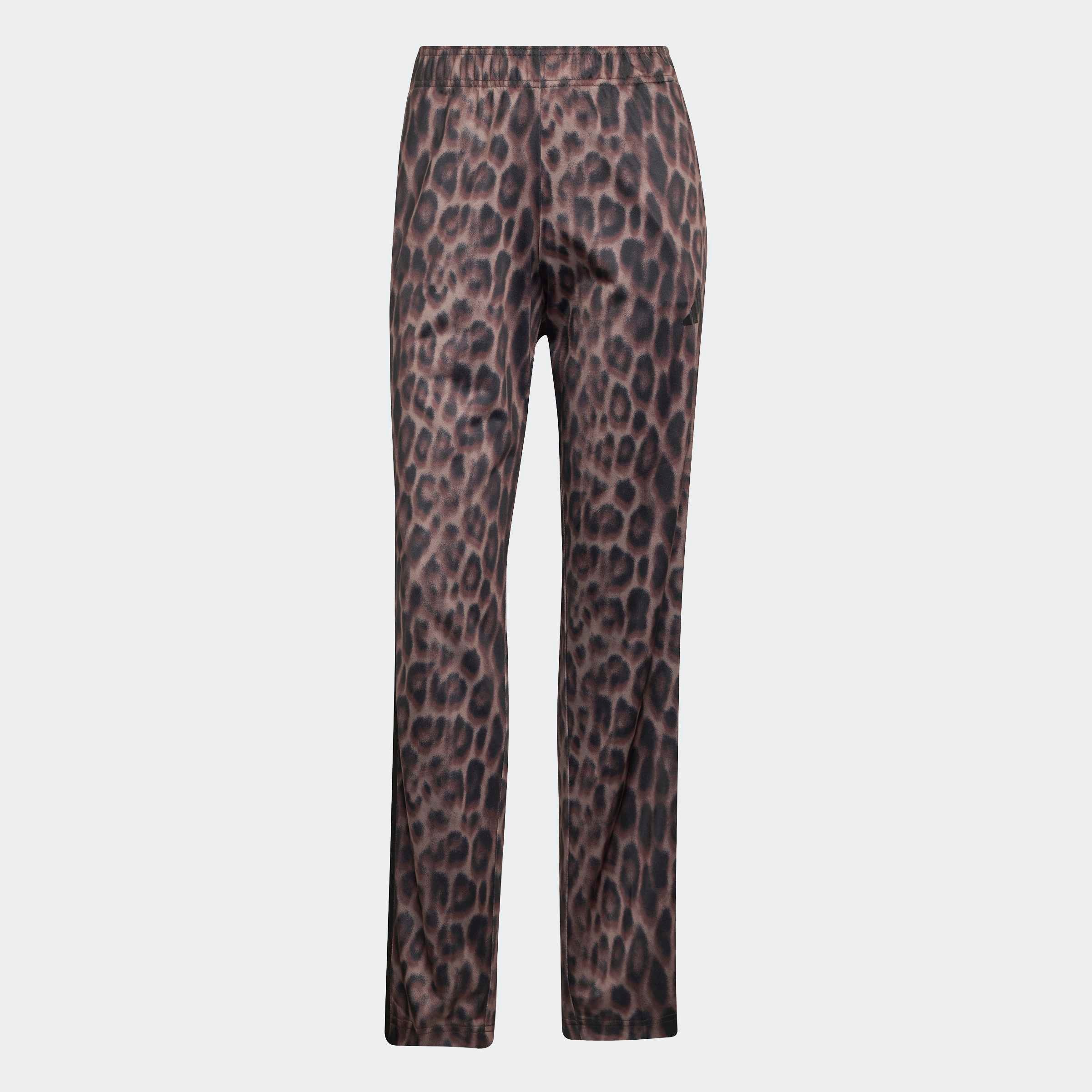 adidas Sportswear Trainingsanzug »ESSENTIALS 3-STREIFEN ANIMAL AOP« 2 tlg. mit durchgehendem Reißverschluss, mit Stehkragen, mit Allover-Print