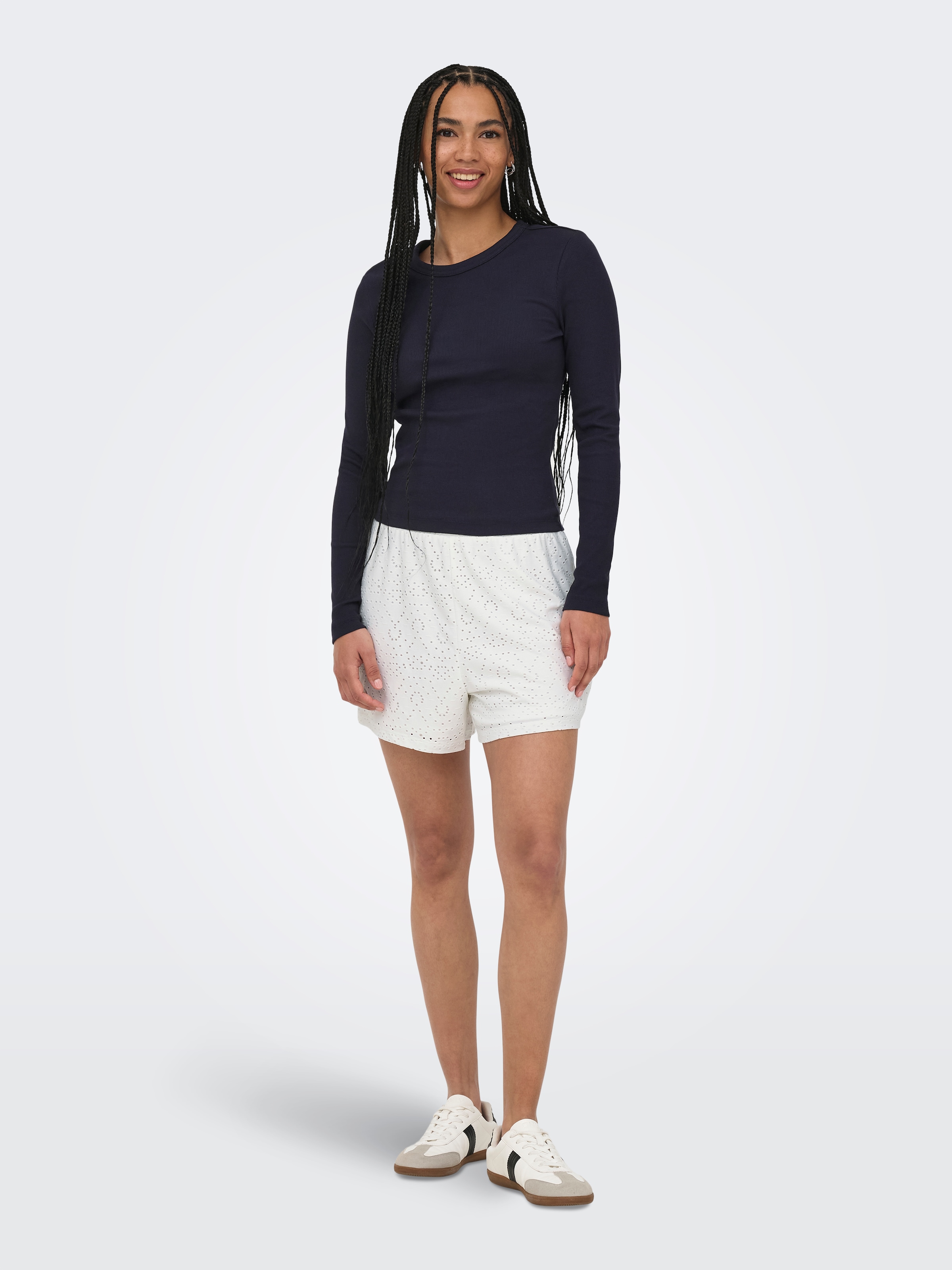 ONLY Shorts »ONLSMILLA LOOSE SHORTS JRS«  Materialmix, loose fit