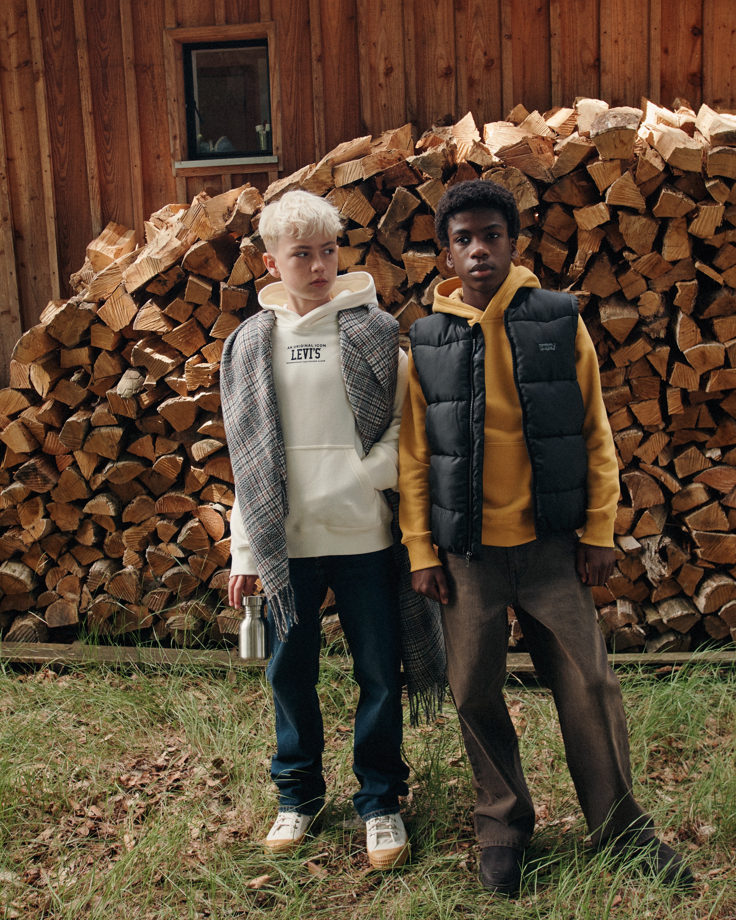 Levi's® Kids Sweatshirt »LVB REV THE ENGINE HOODIE«, für Jungen, mit Kapuze und großem Rückenprint
