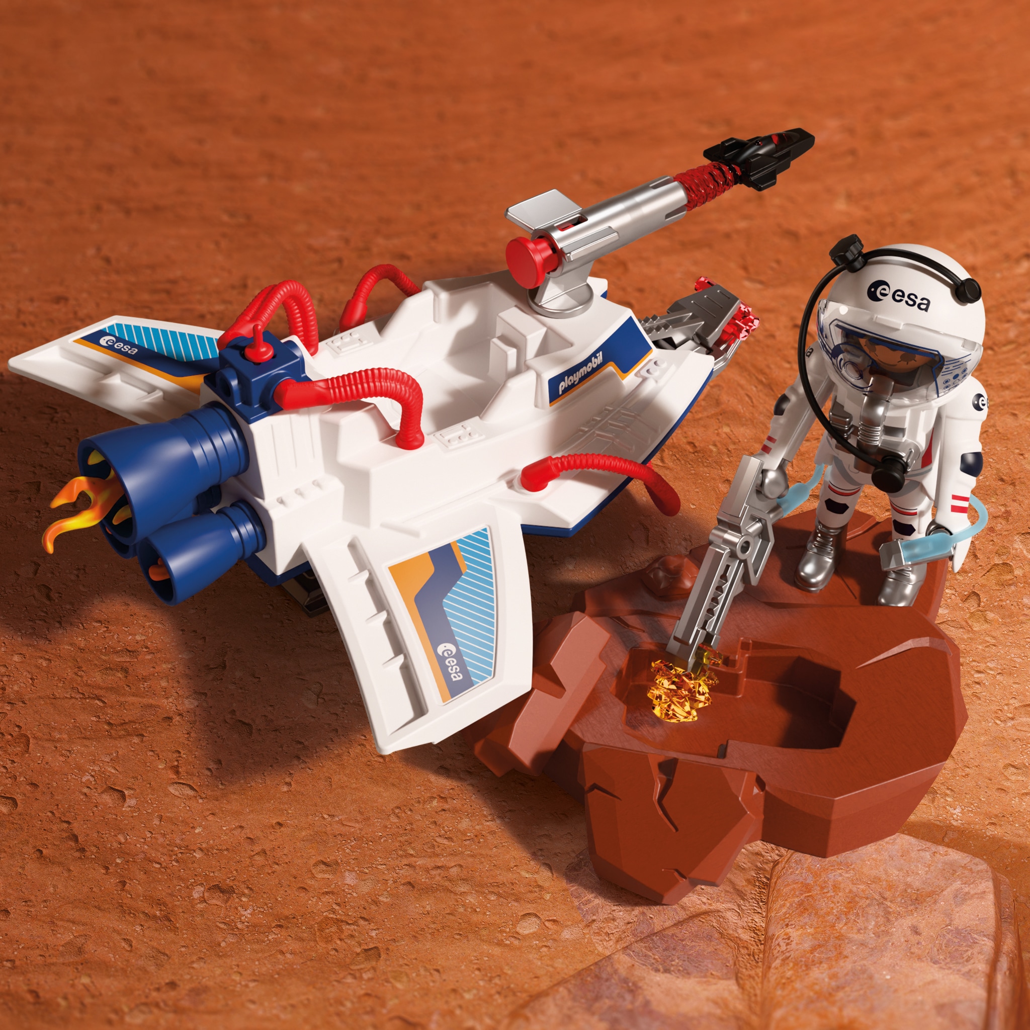 Playmobil® Konstruktions-Spielset »ESA: Weltraumgleiter (72013), City Action«