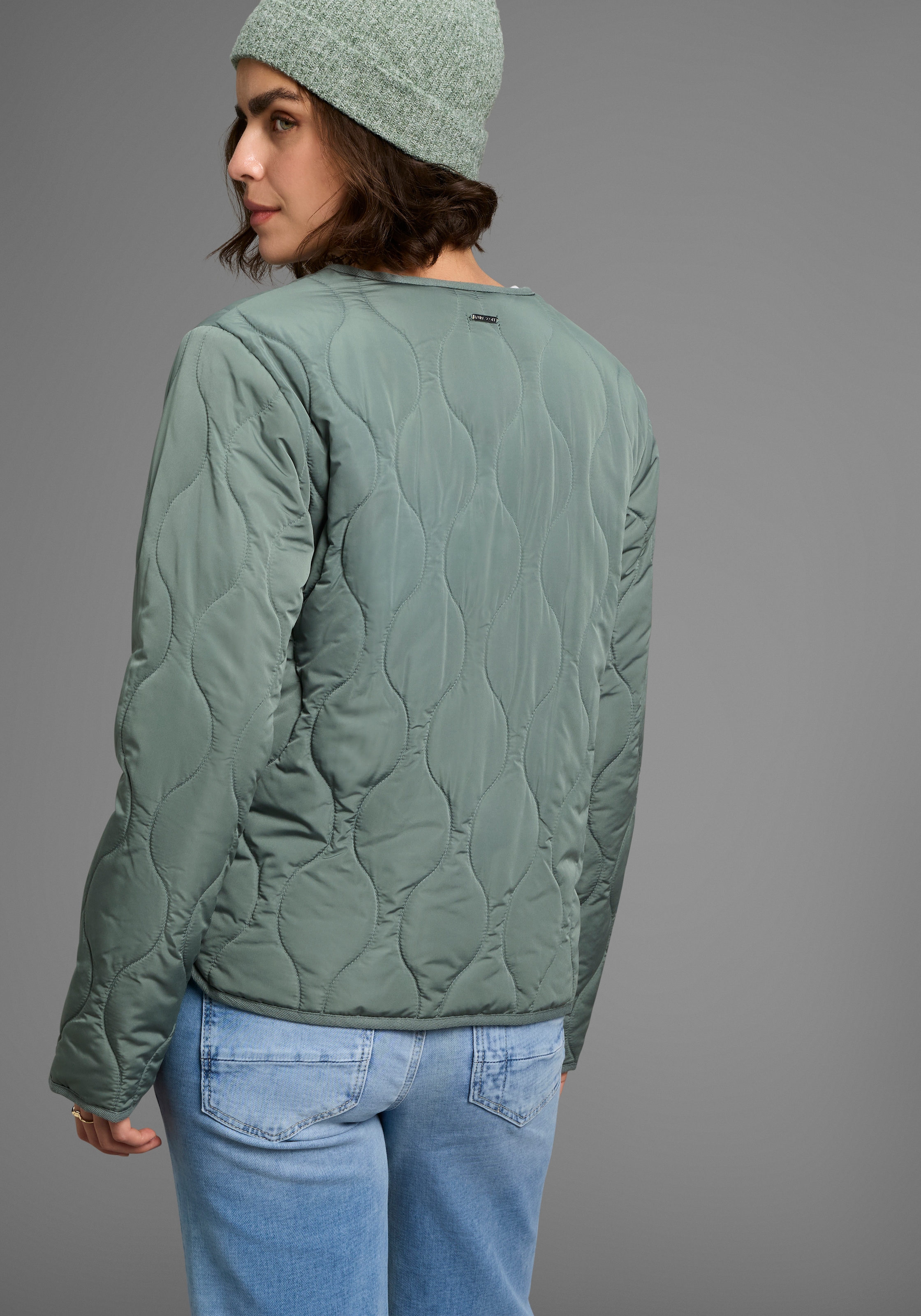 Laura Scott Steppjacke, ohne Kapuze, Leichte Übergangsjacke, mit modischem Steppmuster