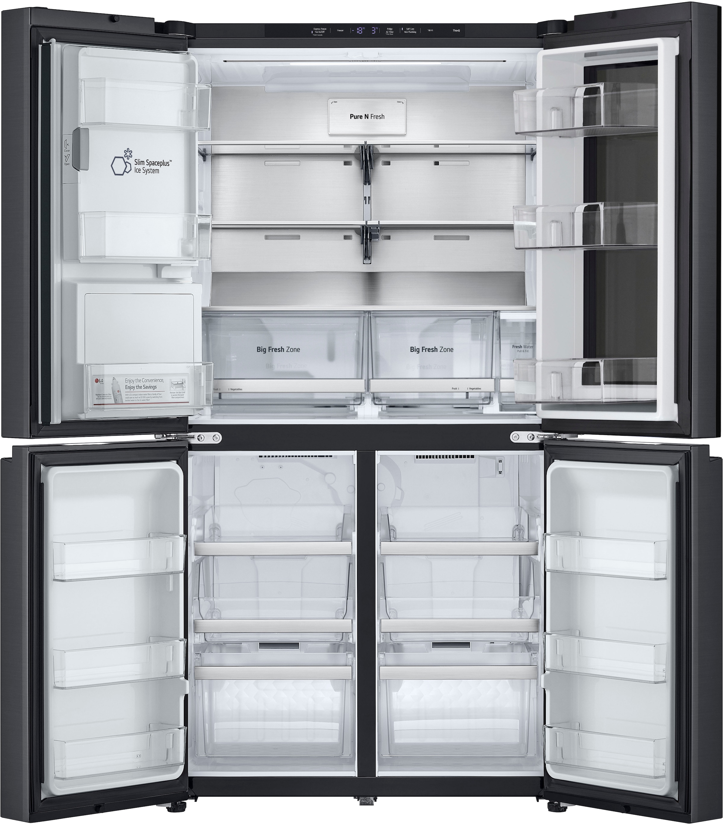 LG Multi Door InstaView® Multi-Door »GMG961NPKE« 179,2 cm hoch 91,4 cm breit