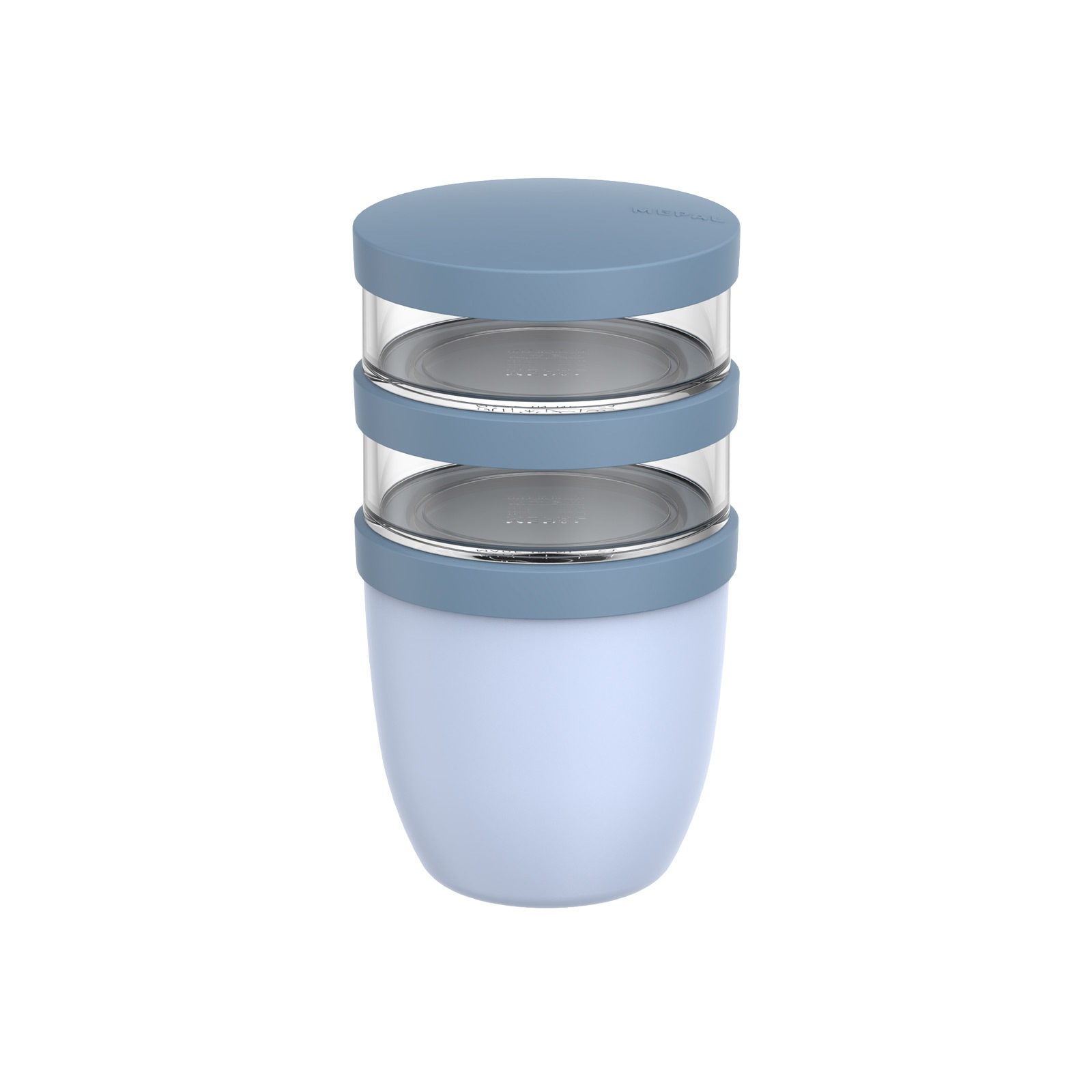 Mepal Lunchbox »Lunchpot Ellipse 500 ml + 2x 200 ml« Spülmaschinengeeignet, Mikrowellenfest
