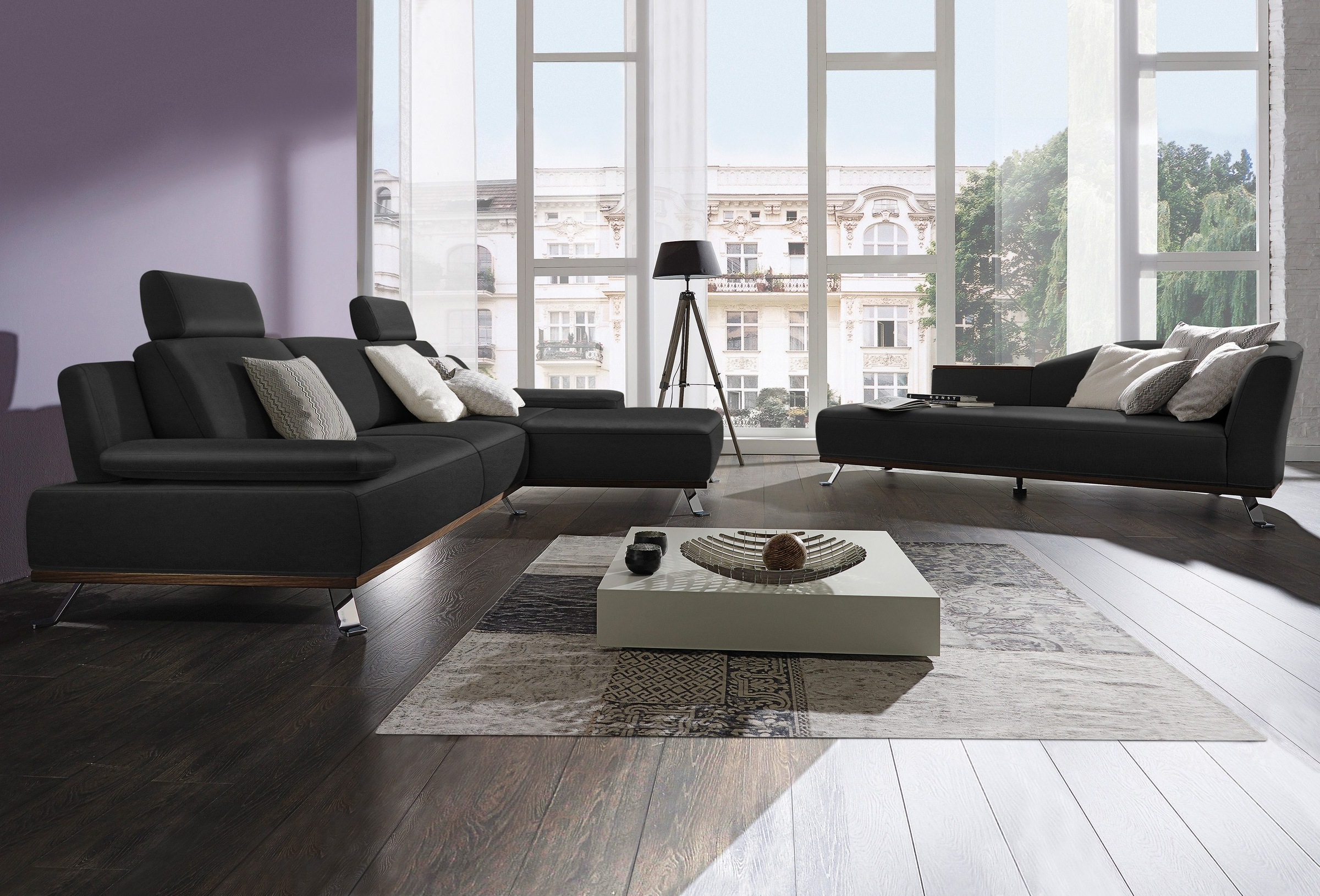 ADA premium Ecksofa »Tivoli«, Recamiere wahlweise links oder rechts
