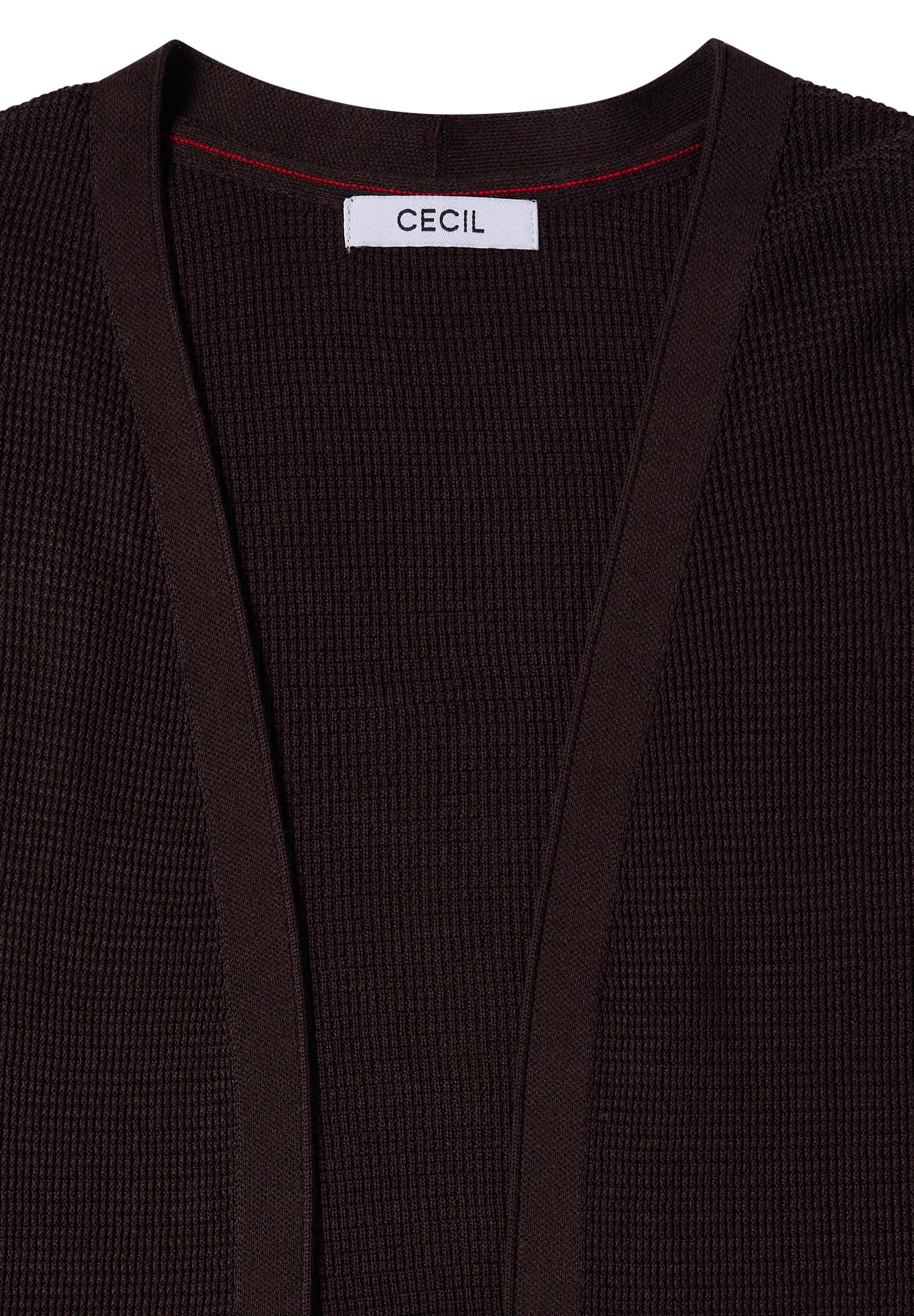 Cecil Longstrickjacke Waffelstrukturmuster