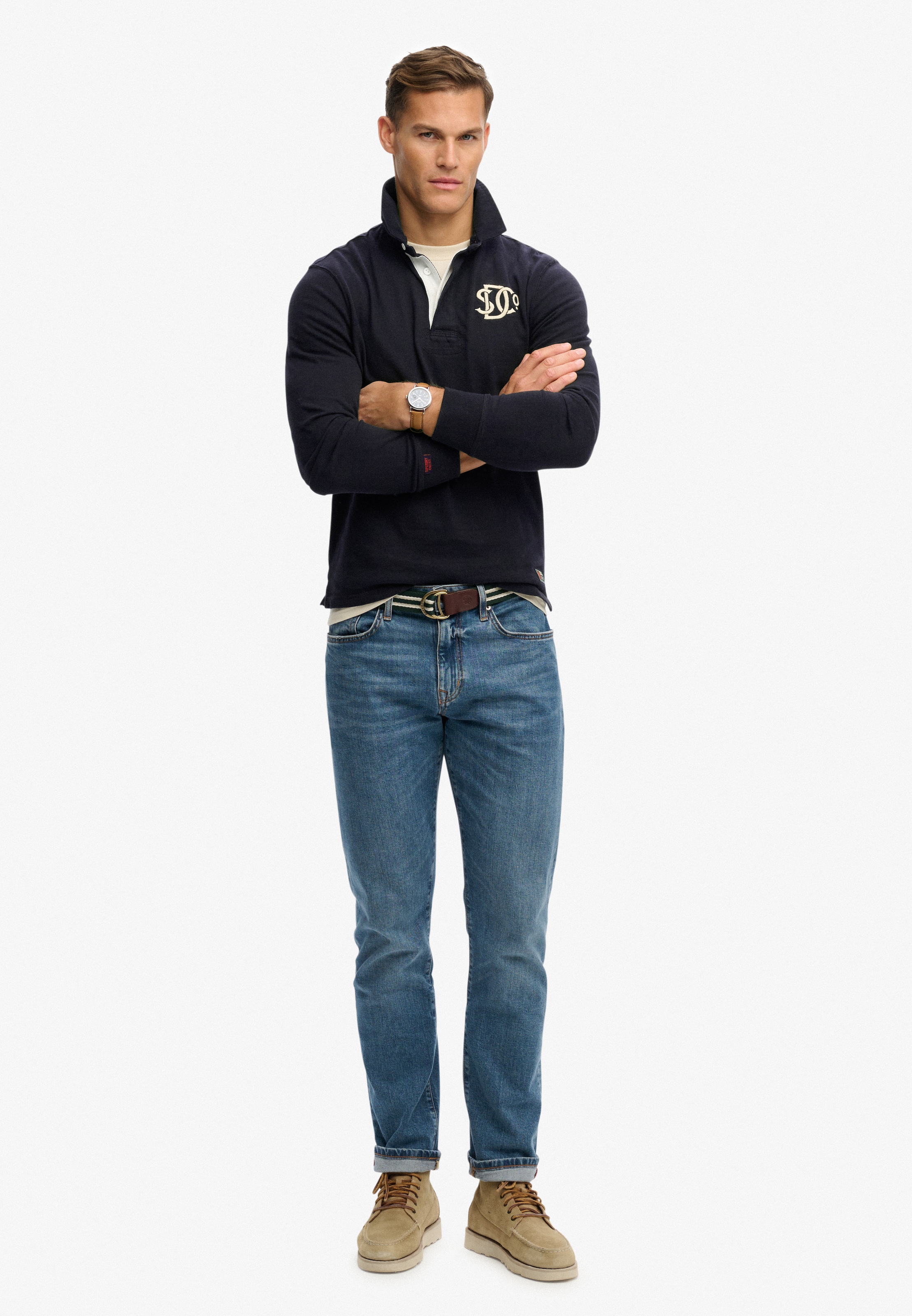 Superdry Langarmshirt »VINTAGE ATHLETIC RUGBY«