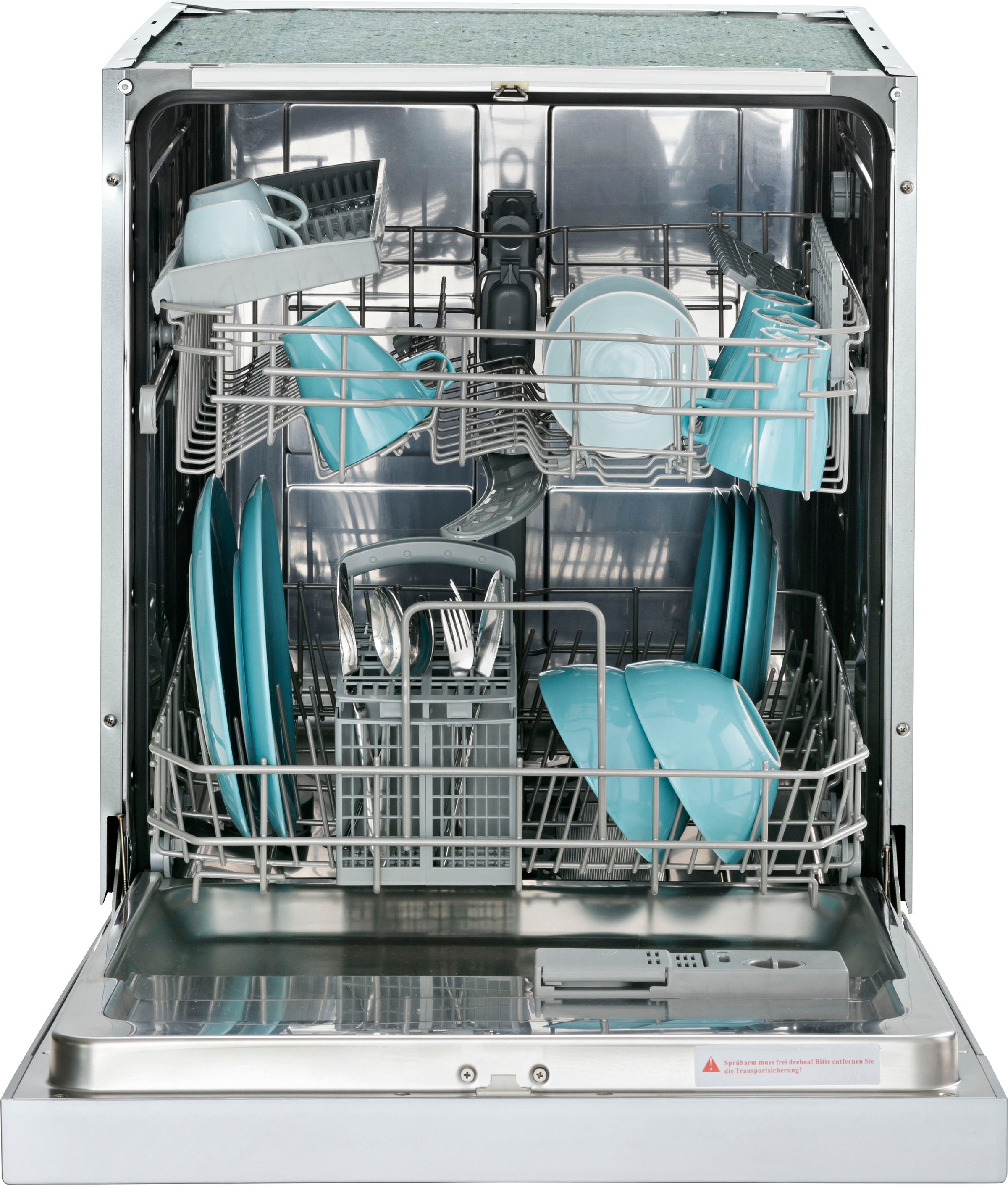 KOCHSTATION Küchenzeile »KS-Tulsa« mit E-Geräten, Breite 350 cm, schwarze Metallgriffe, MDF Fronten