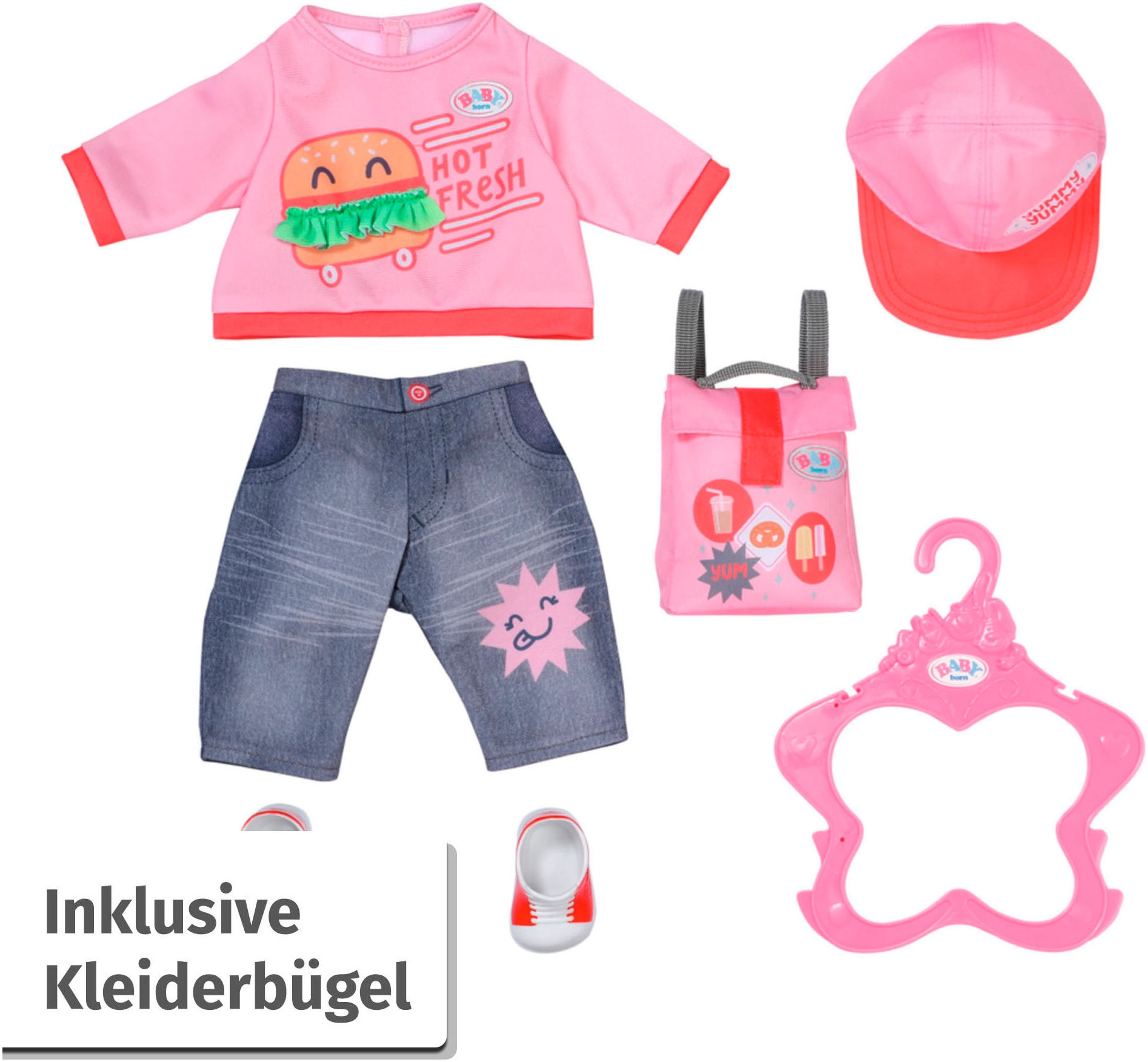 Baby Born Puppenkleidung »Snack Shop Outfit, 43 cm«