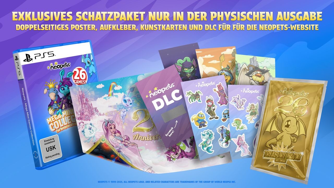 U&I Entertainment Spielesoftware »Neopets - Mega Mini Games Collection D1 Edition« PlayStation 5