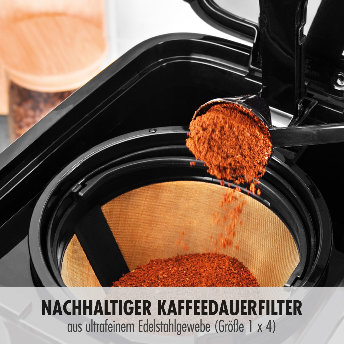 Gastroback Filterkaffeemaschine »Design Essential 42701« 1,5 l Kaffeekanne Edelstahlfilter 1x4