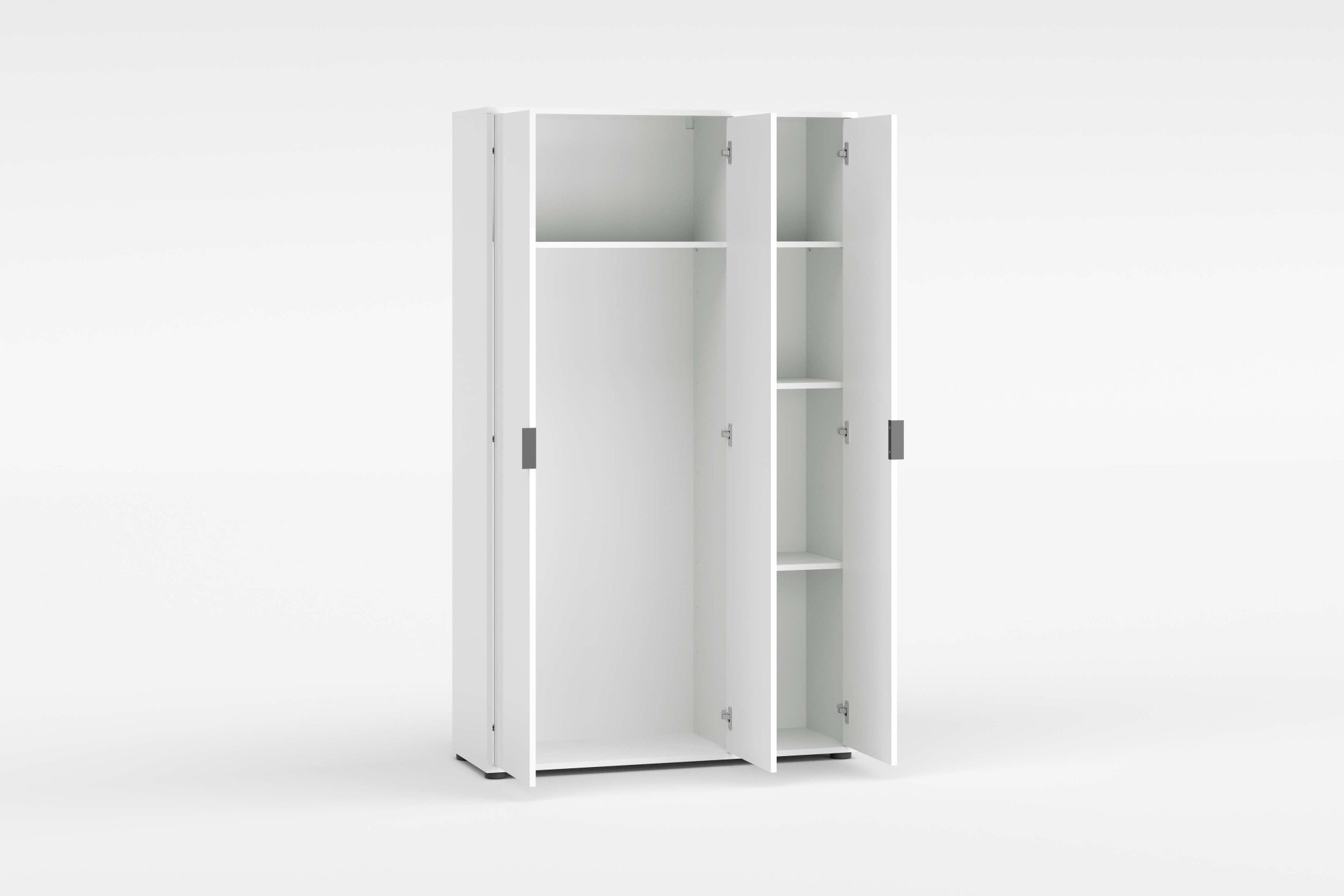 INOSIGN Mehrzweckschrank »Stauraumschrank , Breite 107 cm , Höhe 178 cm« 1 Stk. tlg. 3 Türen,3 kleine ,1 großer Einlegeboden- Schrank hochglanz lackiert