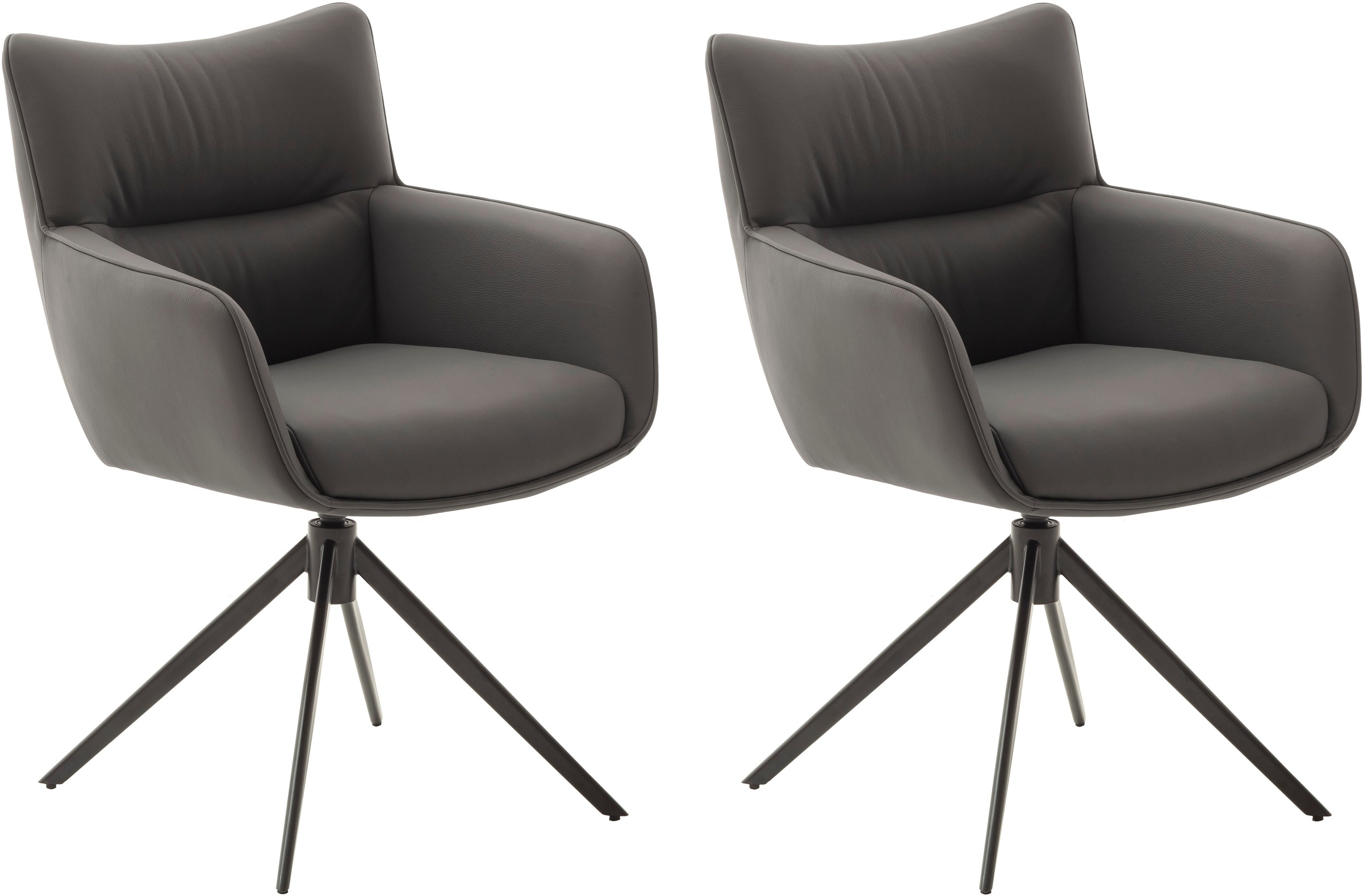 MCA furniture 4-Fußstuhl »LIMONE«, (Set), 2 St., (Set, 2 Stck), 360° drehbar, Belastbarkeit 120 kg, Sitzhöhe ca. 49 cm