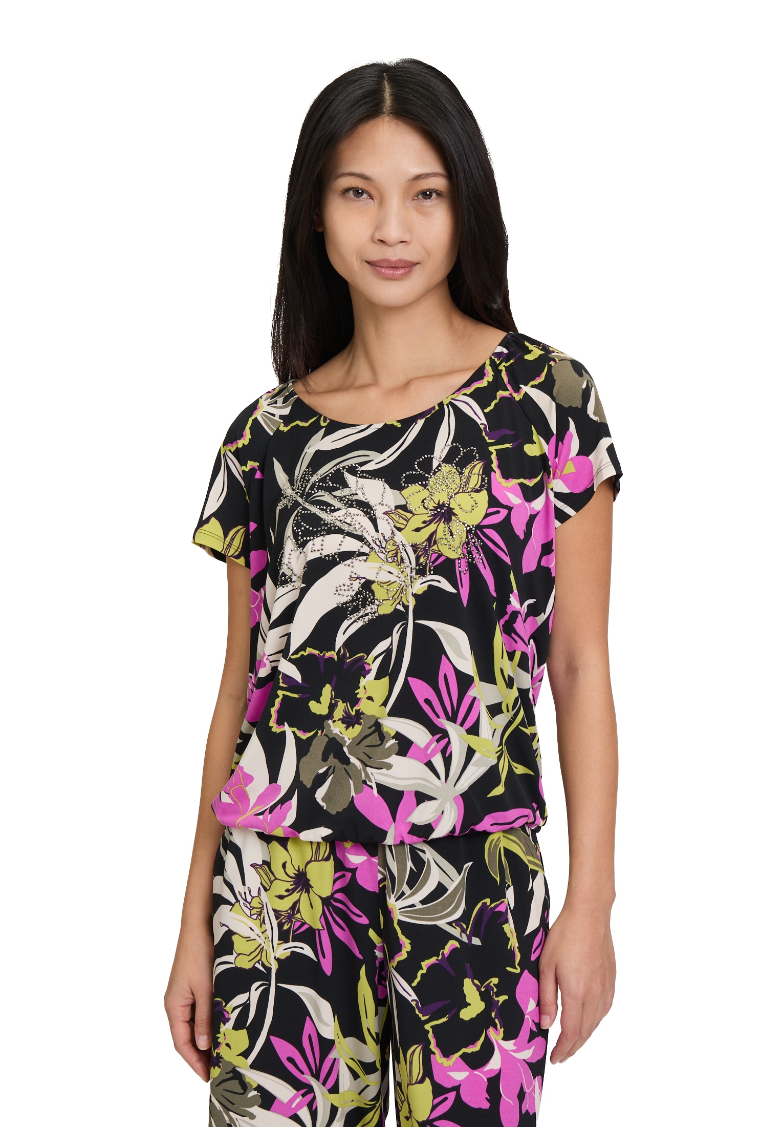 Betty Barclay T-Shirt »Printshirt mit Gummizug«