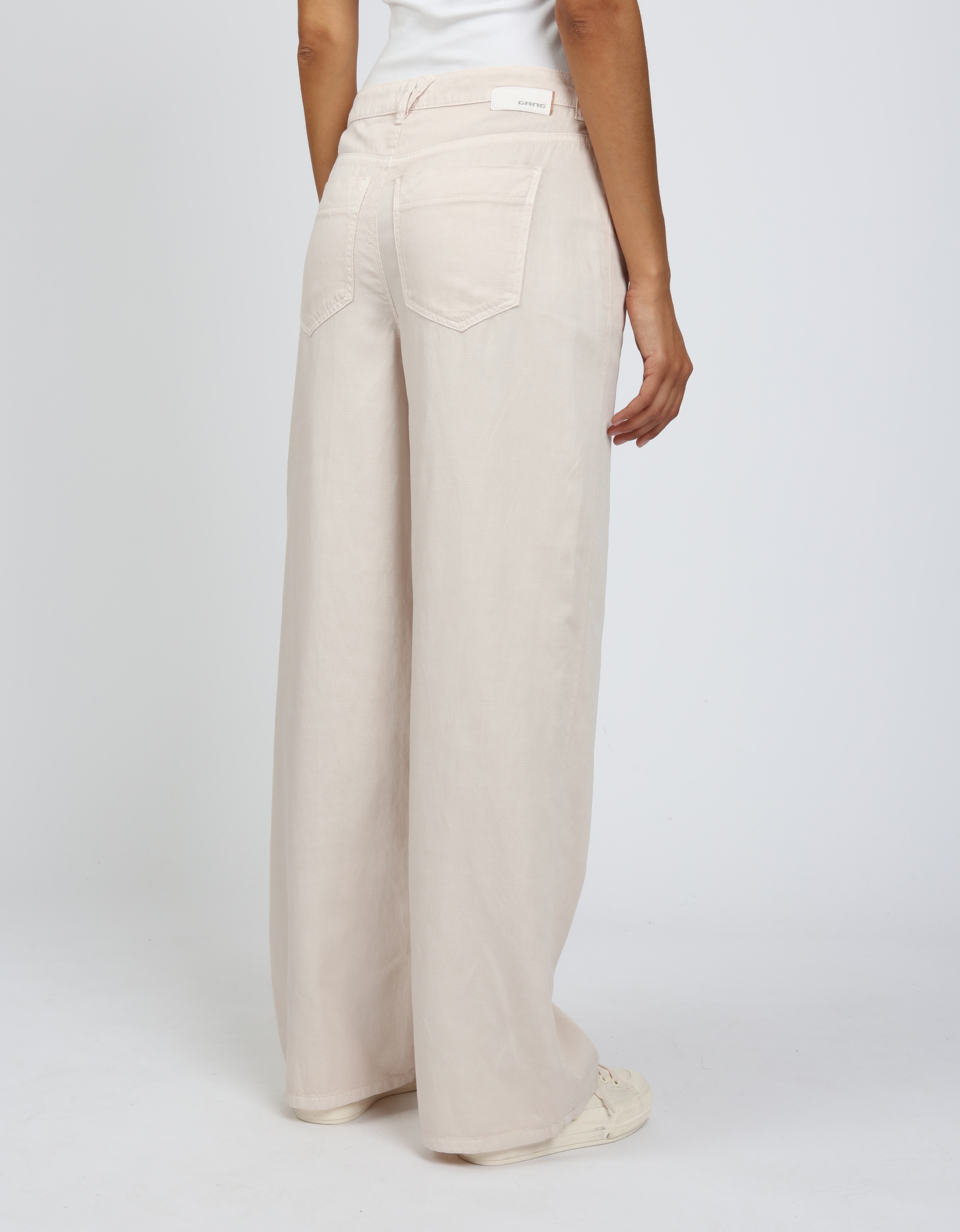 GANG Weite Jeans »94CARLOTTA«, weiter Fit im bodenlangen Palazzo-Style