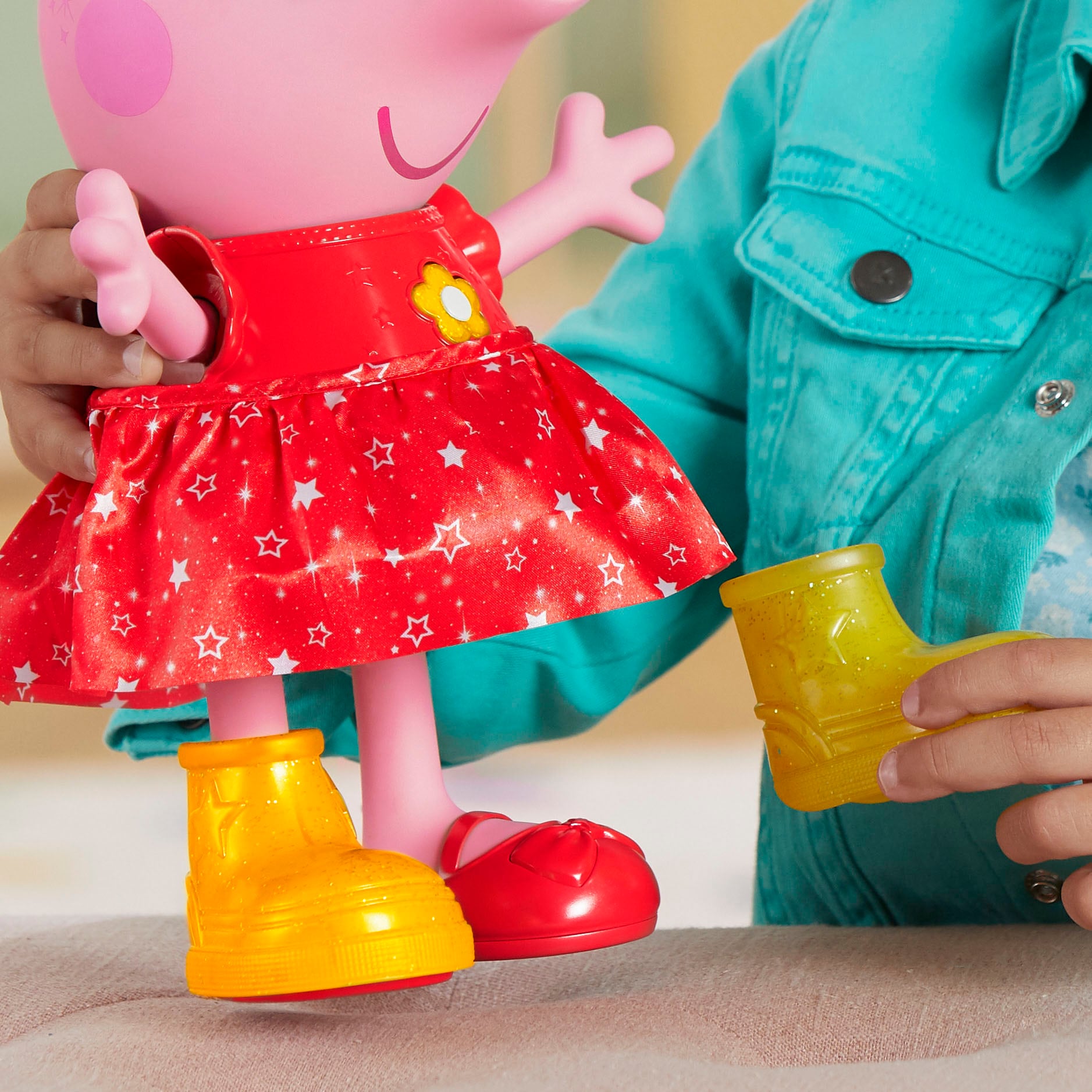 Hasbro Stehpuppe »Peppa Pig, Peppas Matschepfützen-Party«, mit Funktionen