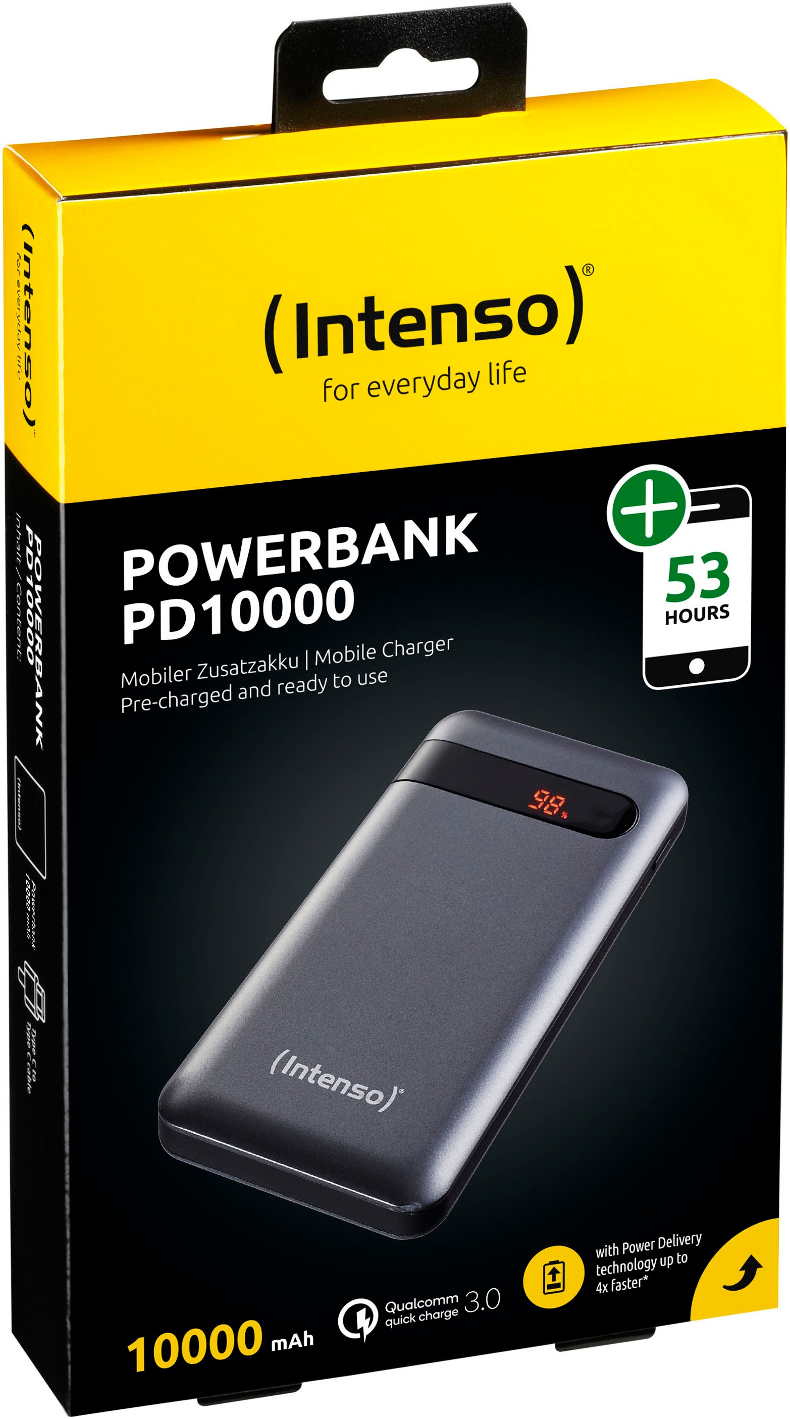 Intenso Powerbank »PD10000«, 10000 mAh