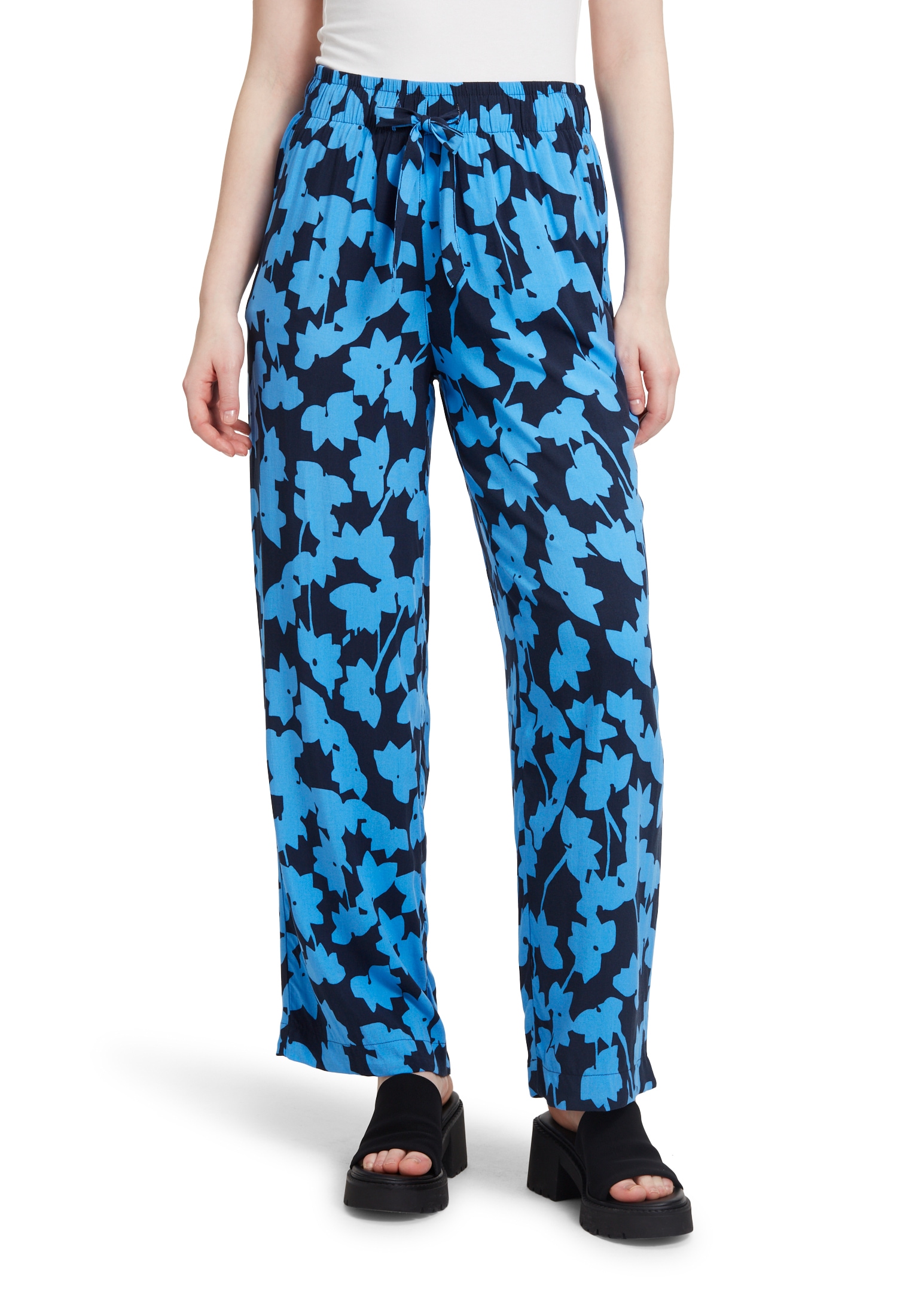 Betty&Co Schlupfhose »Schlupfhose mit Bindegürtel«