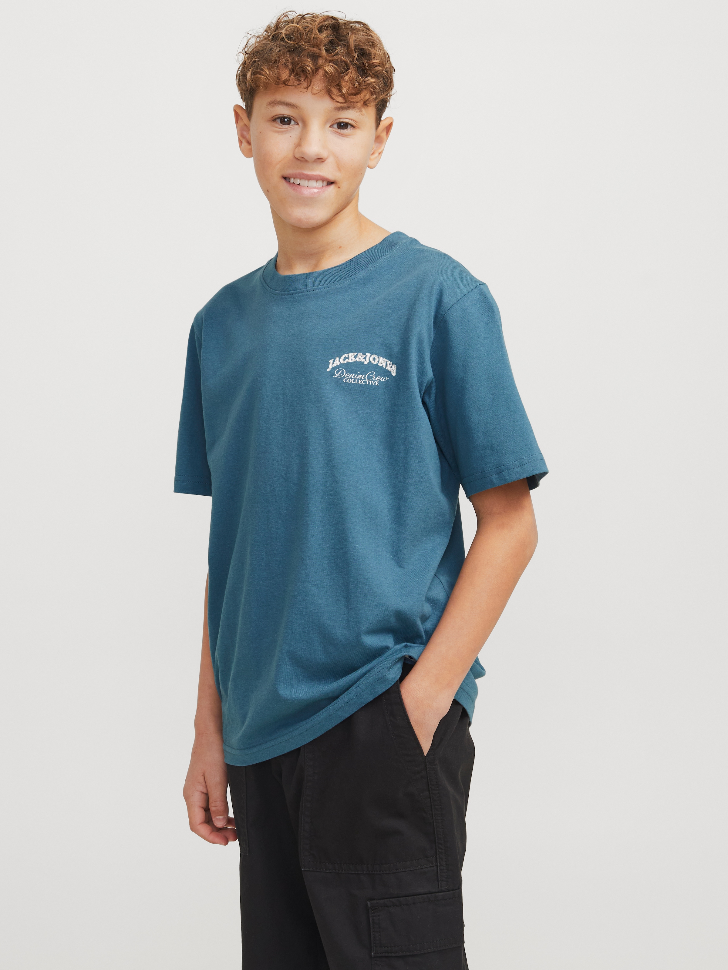 Jack & Jones Junior T-Shirt »JJEBRANDES BACKP RELAXED TEE SS SN JNR«