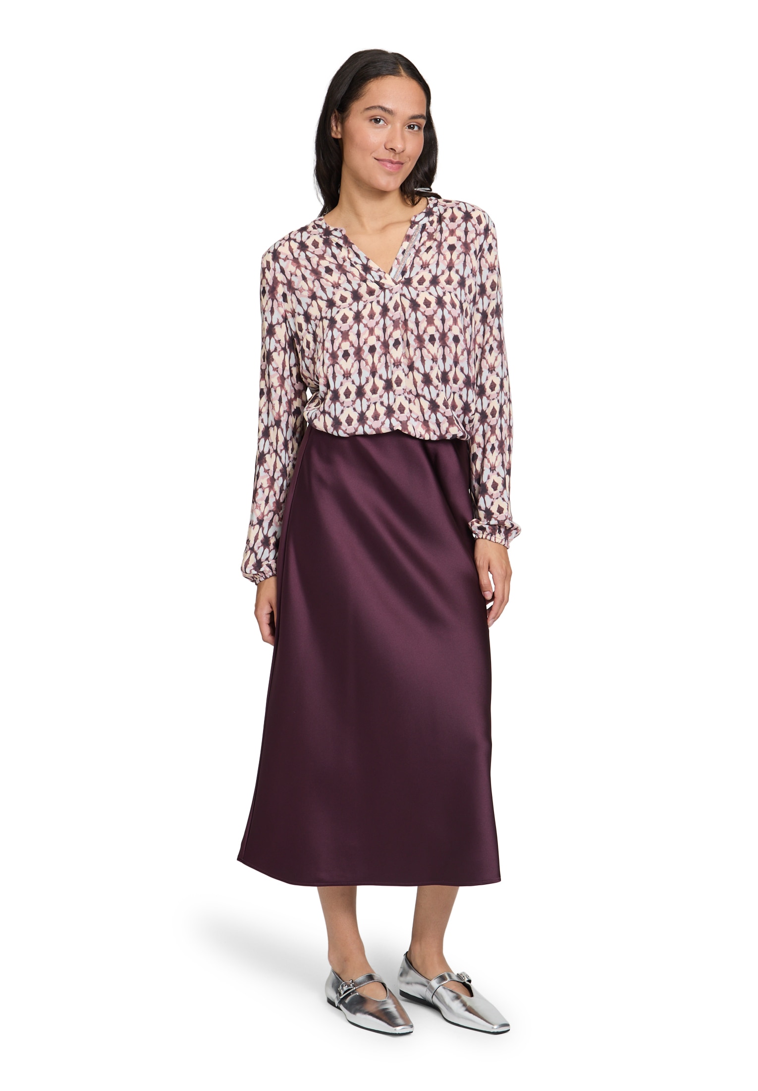Cartoon Klassische Bluse »Blusenshirt mit Muster«