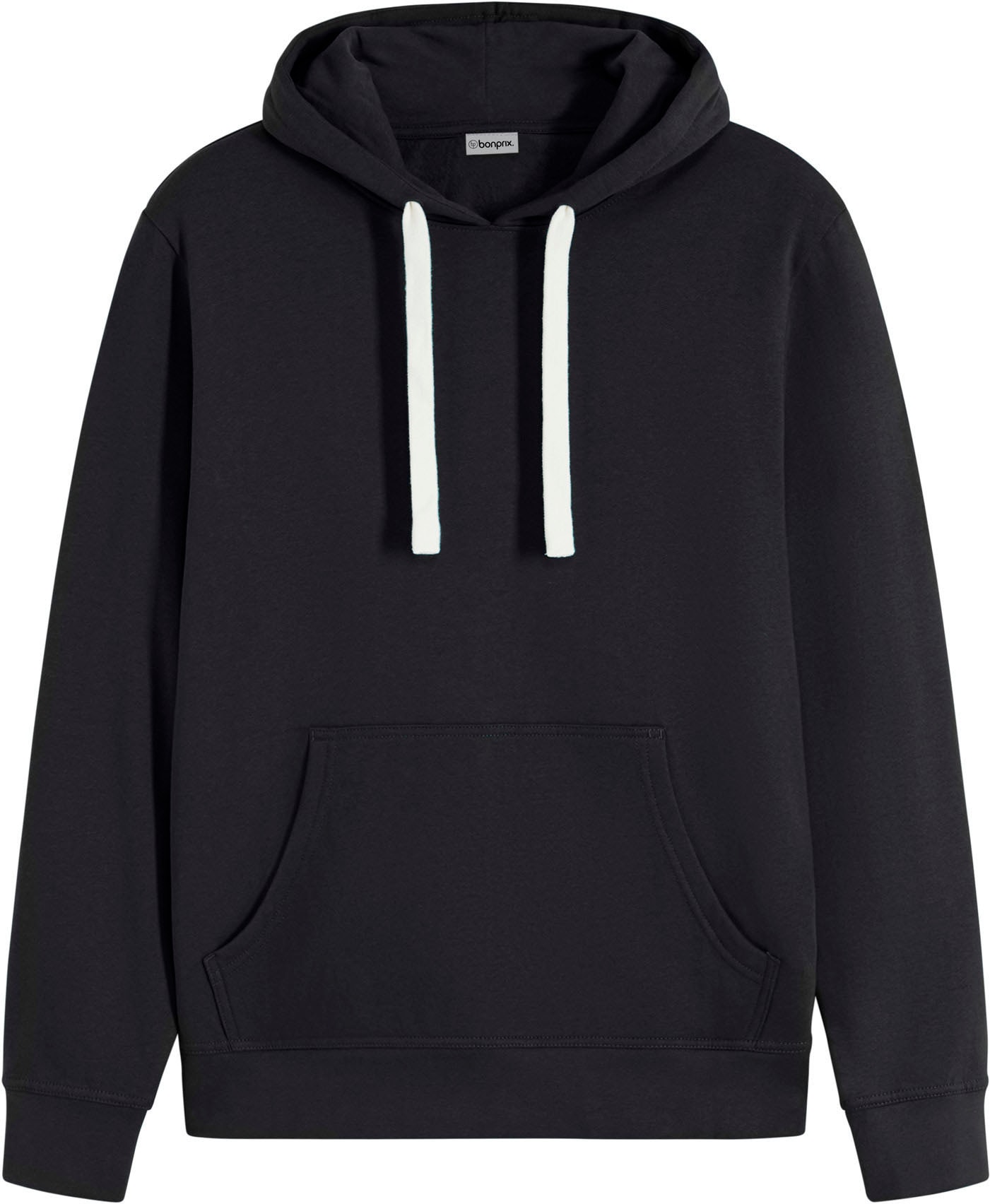 bonprix Hoodie »Hoodie aus reiner Baumwolle«, Regular Fit, mit Kängurutasche, weich angeraute Innenseite
