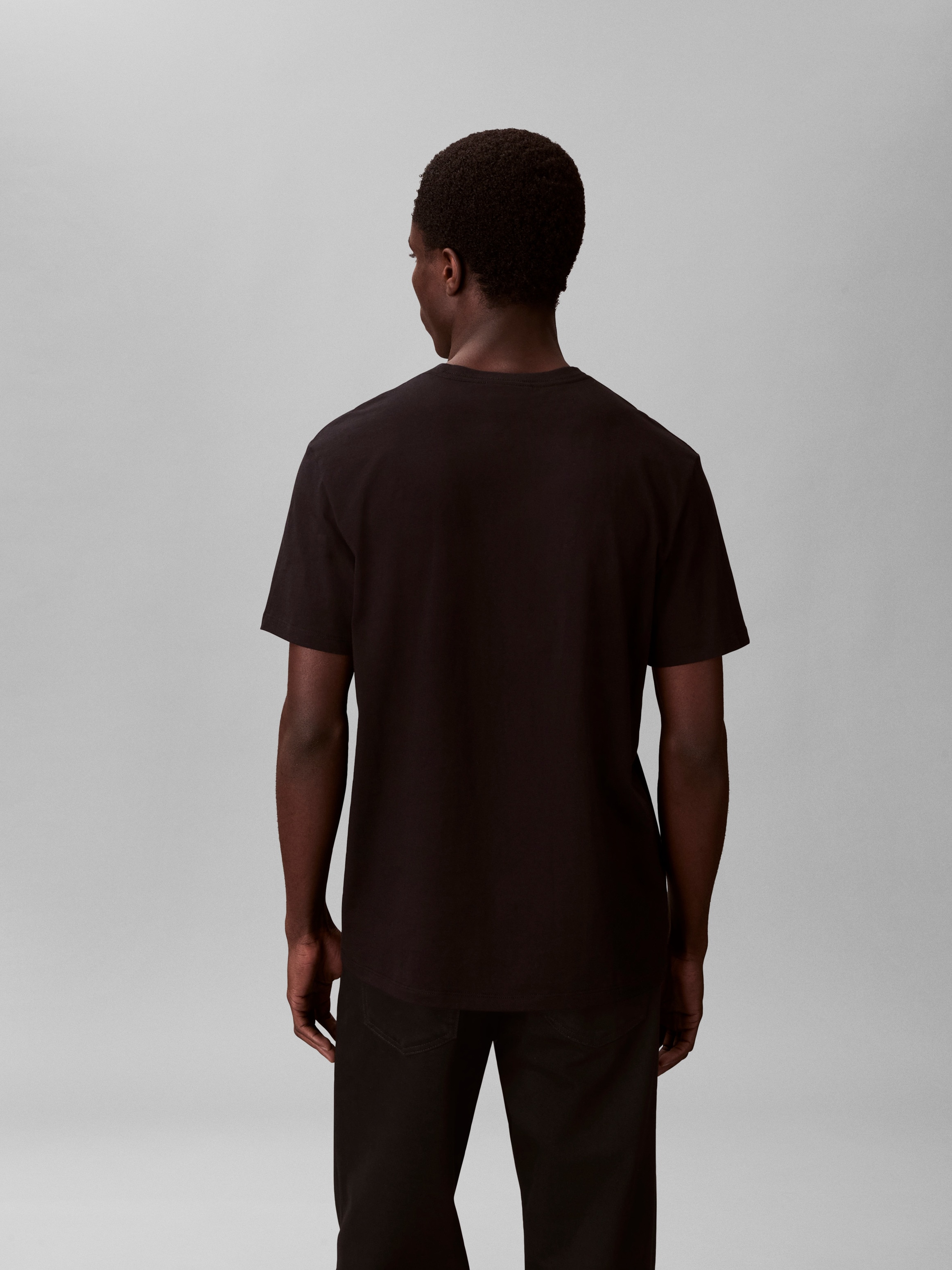 Calvin Klein Jeans T-Shirt »CLASSIC MICRO MONOLOGO 2PK« Set, 2 tlg. Regular fit mit Rundhalsausschnitt