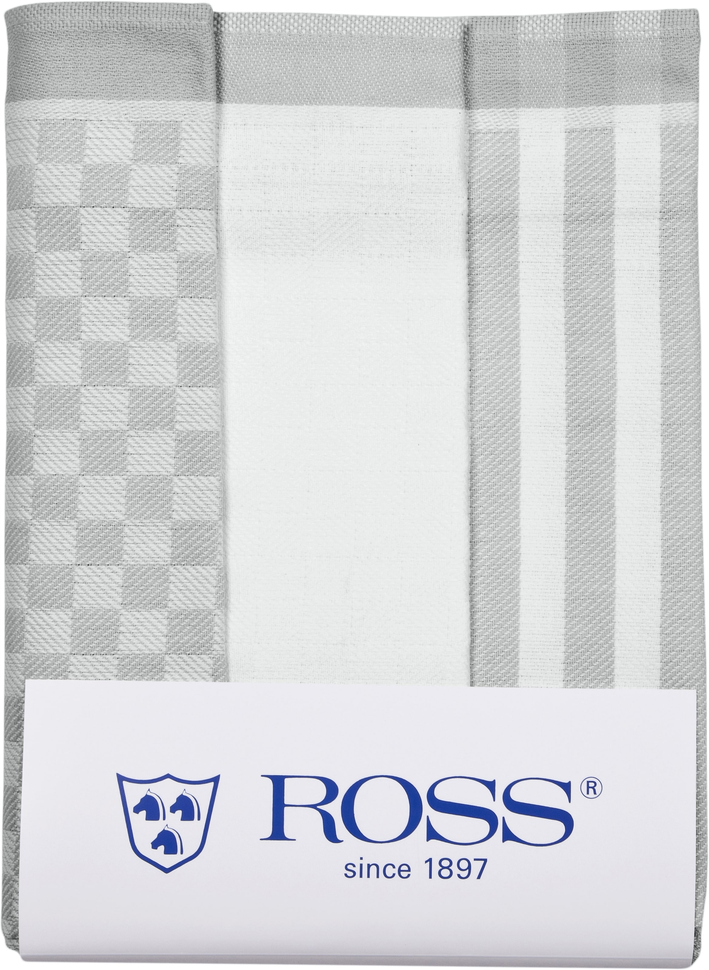 ROSS Geschirrtuch »SUPERIOR«, (Set, 3 tlg., 3x Geschirrtuch 50x70 cm)