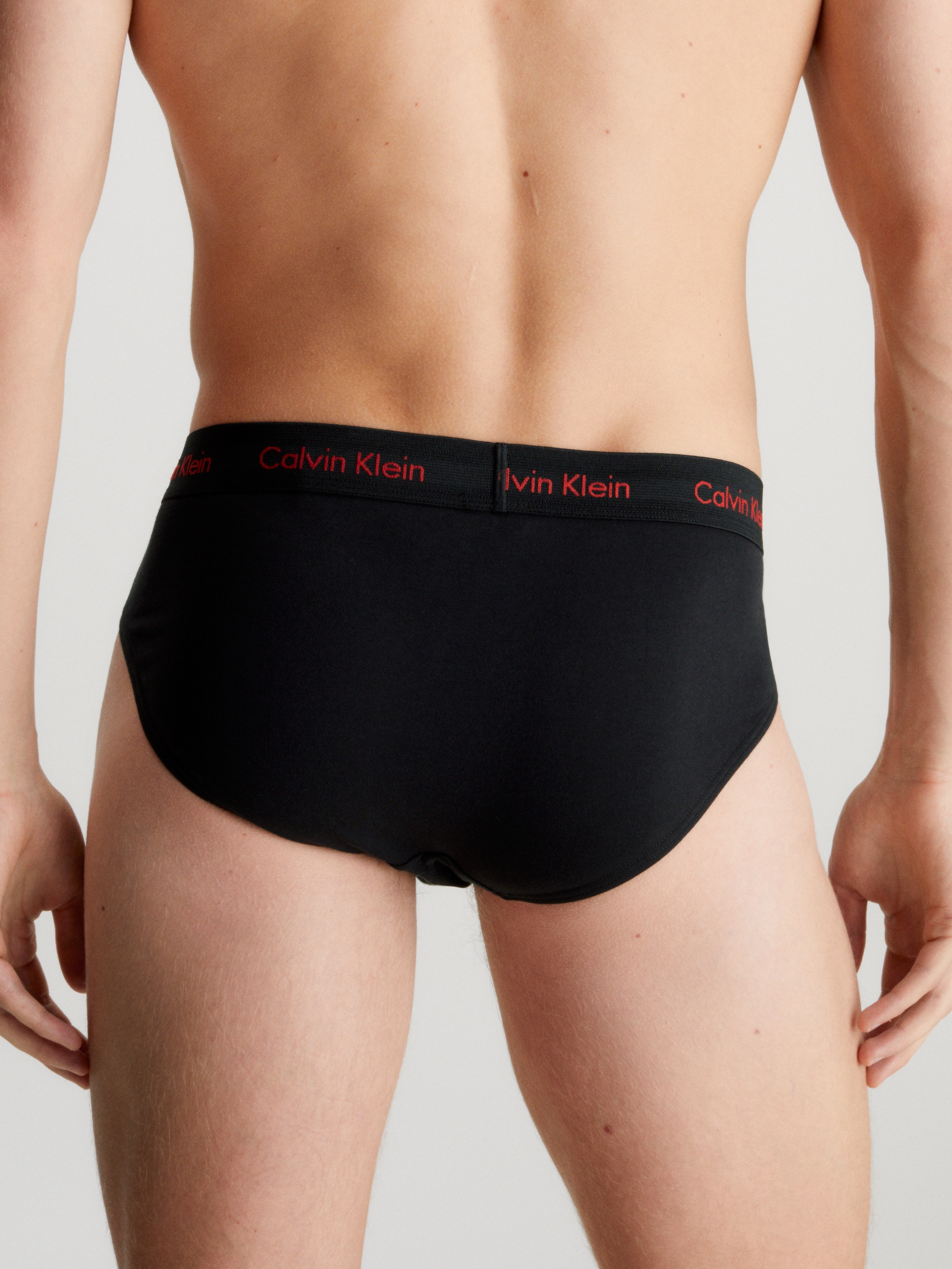 Calvin Klein Underwear Slip »HIP BRIEF 3PK«, (Packung, 3 St., 3er), mit Logobund