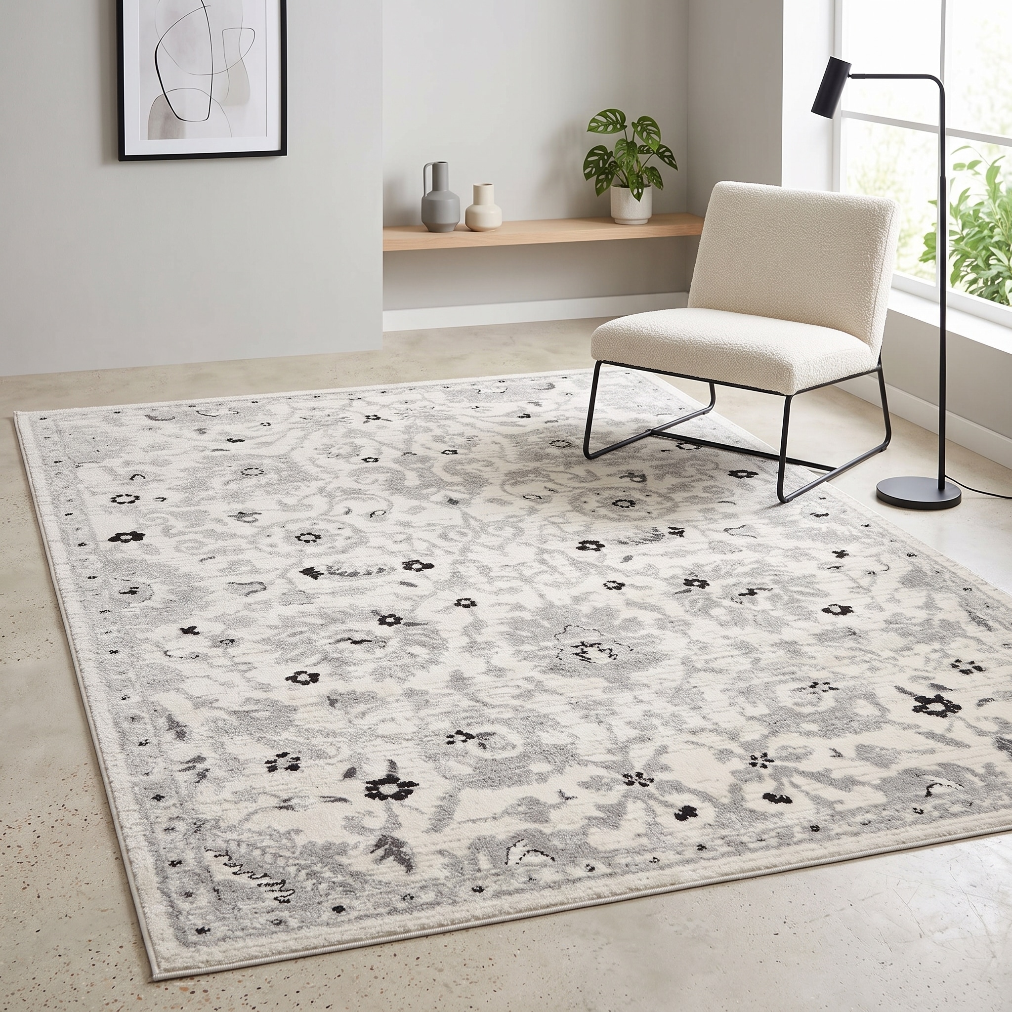 OTTO home Teppich »Yasmin, orientalisches Design« rechteckig 12 mm Höhe Vintage-Look, Orient-Optik, mehrfarbig, Wohnzimmer, Schlafzimmer