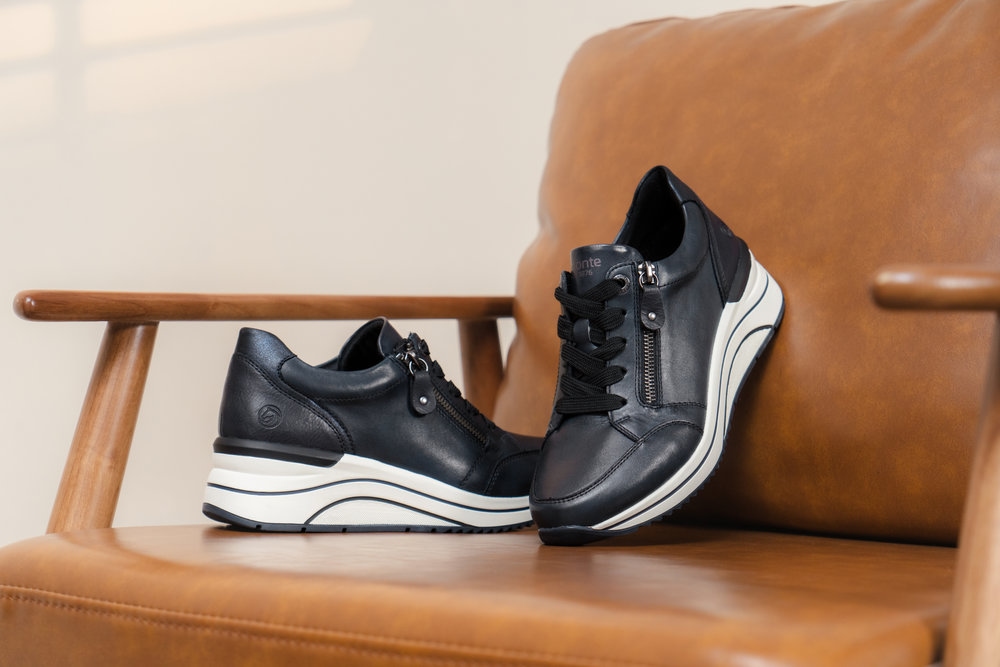 Remonte Keilsneaker  , Freizeitschuh, Halbschuh, Schnürschuh mit Rieker TEX-Membran