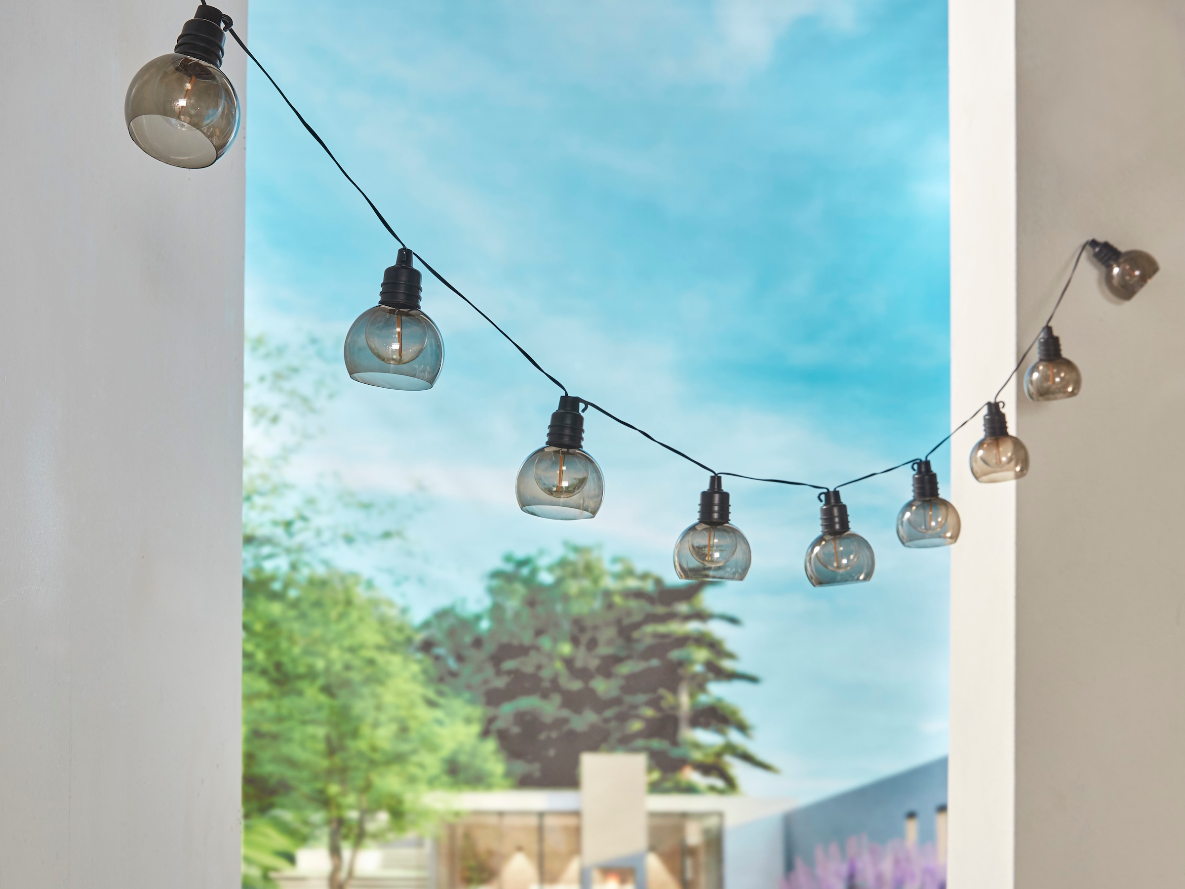 LUXFORM LED-Lichterkette »Luxform Solar Kos« 1 Stk.-flammig LED-Lichterkette, Solarenergie, IP44