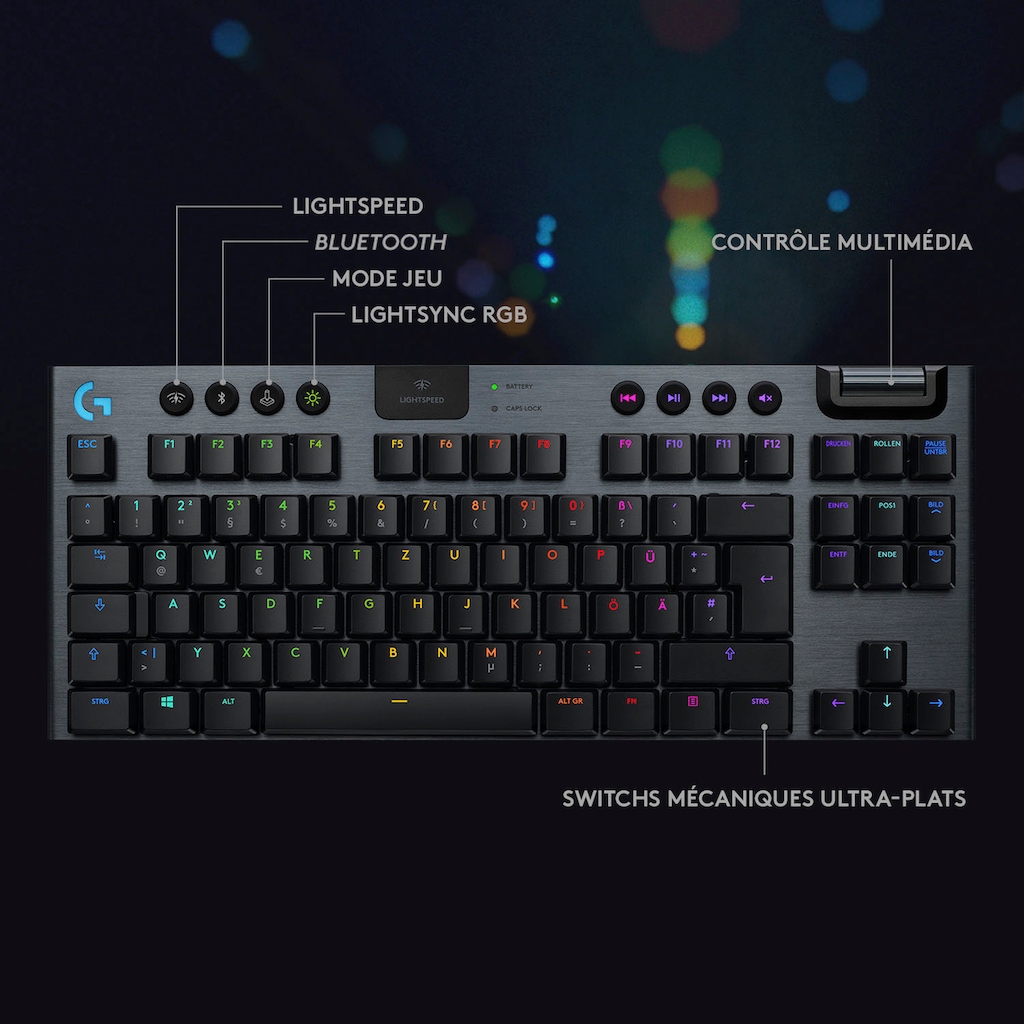 Logitech Gaming-Tastatur »Gaming Tastatur G915 TKL Linear«
