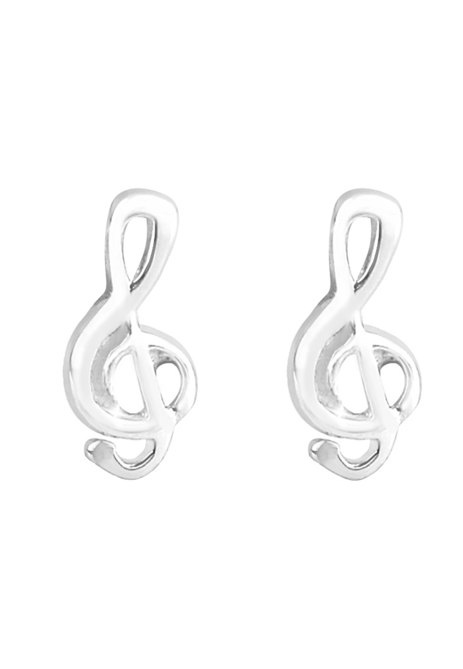 Elli Paar Ohrstecker »Ohrringe Notenschlüssel Musik Melodie Filigran 925 Silber«
