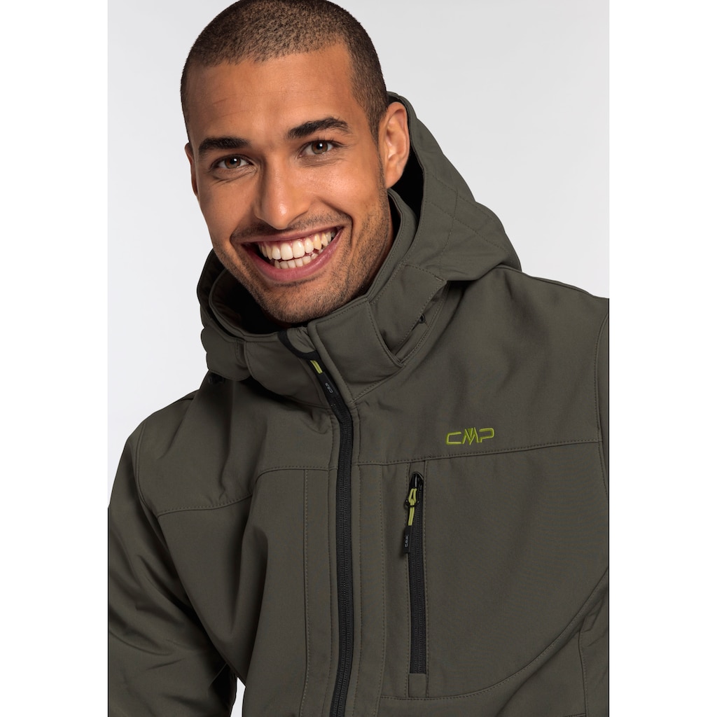 CMP Softshelljacke, mit Kapuze