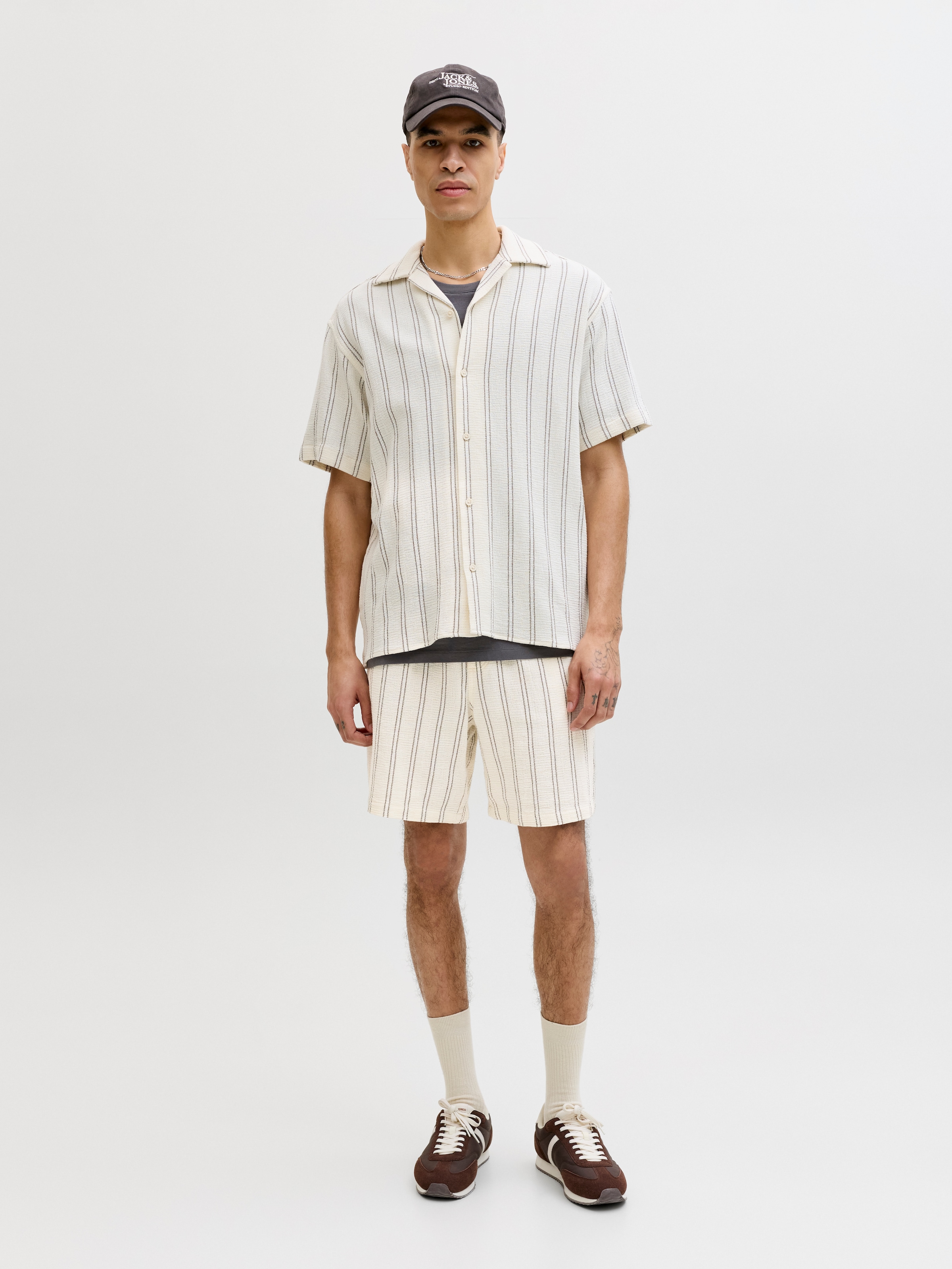Jack & Jones Shorts »JPSTJAIDEN COBA STRIPE JOG SHORT SRT SN«