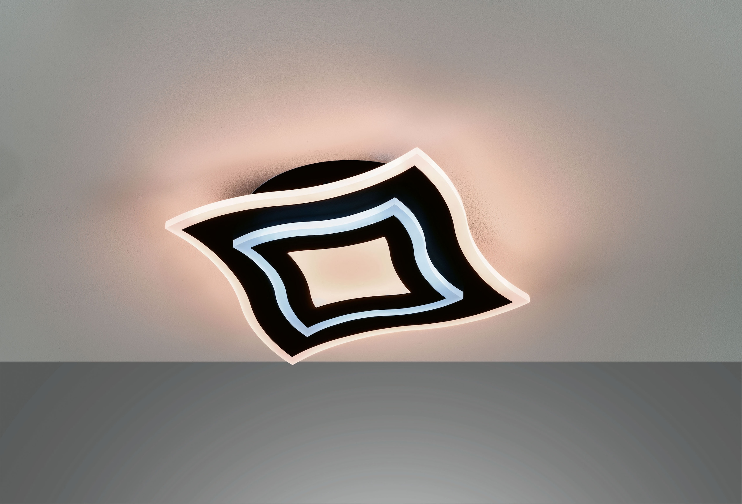 FISCHER & HONSEL LED Deckenleuchte »Gorden«, 1 flammig, Leuchtmittel LED-Modul | LED fest integriert