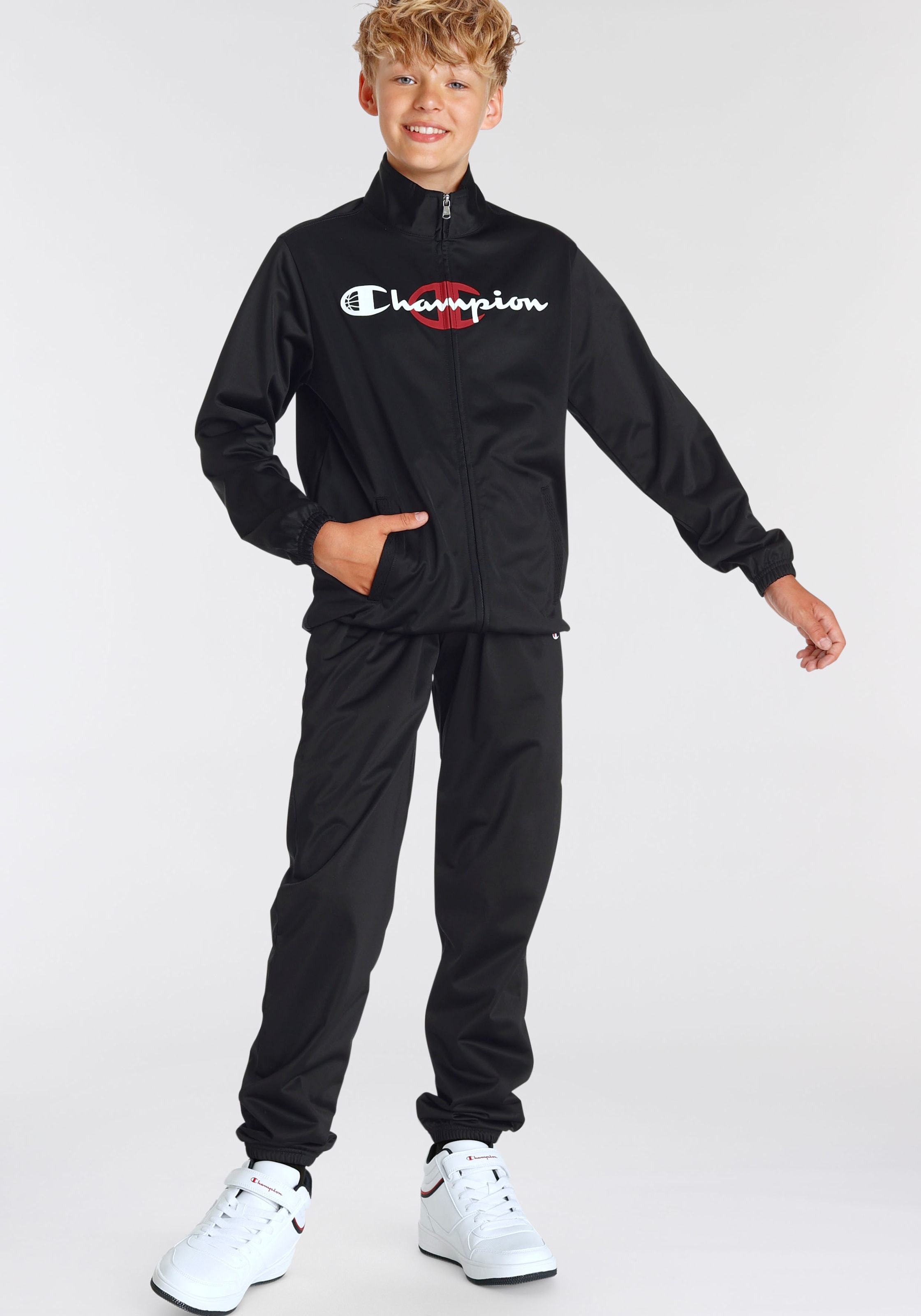 Champion Trainingsanzug »Full Zip Tracksuit - für Kinder«, (2 tlg.) bei OTTO