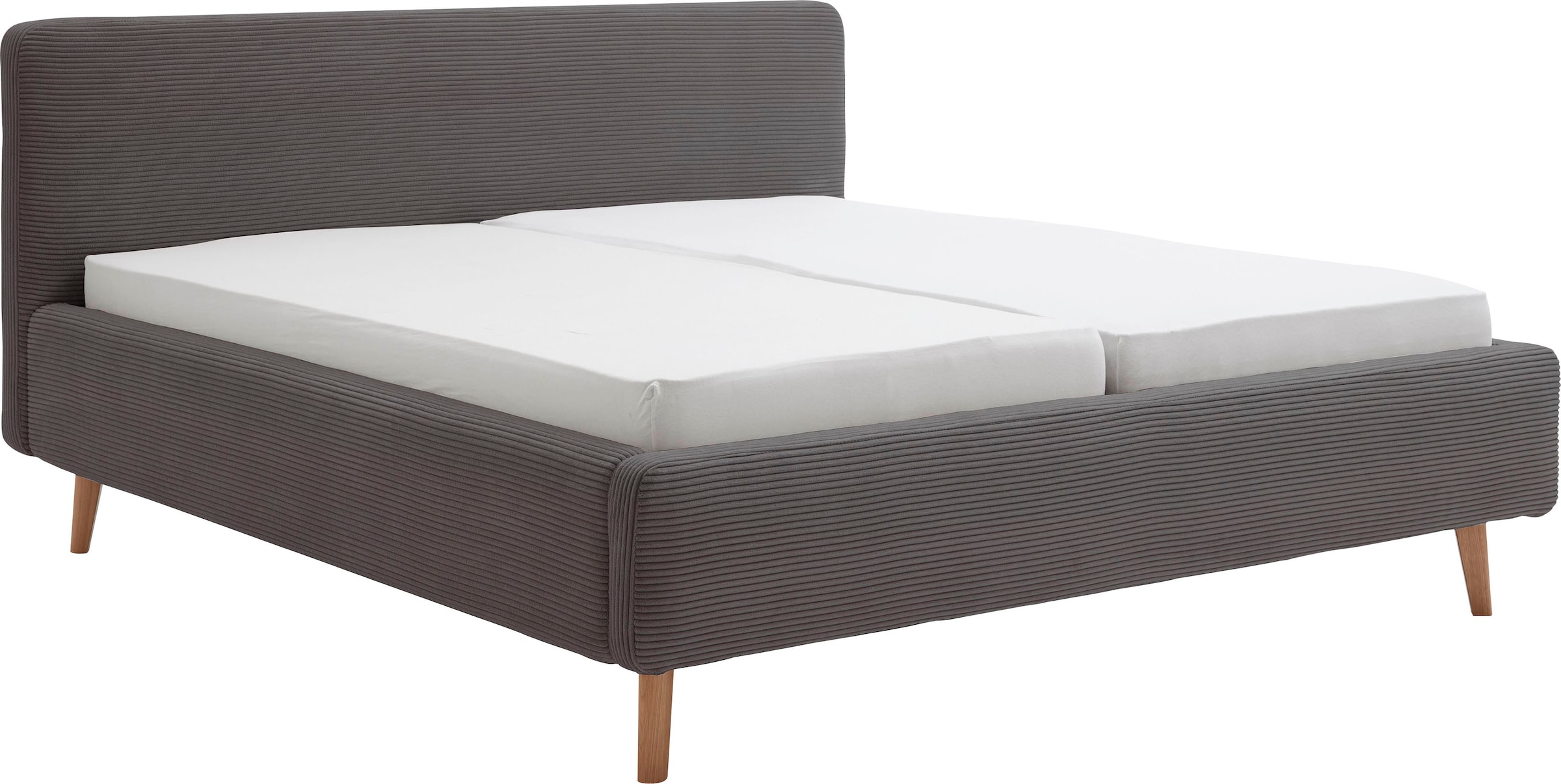 Meise.Möbel Polsterbett »Mattis« Topseller in grau, Größe Liegefläche B/L: 140 cm x 200 cm