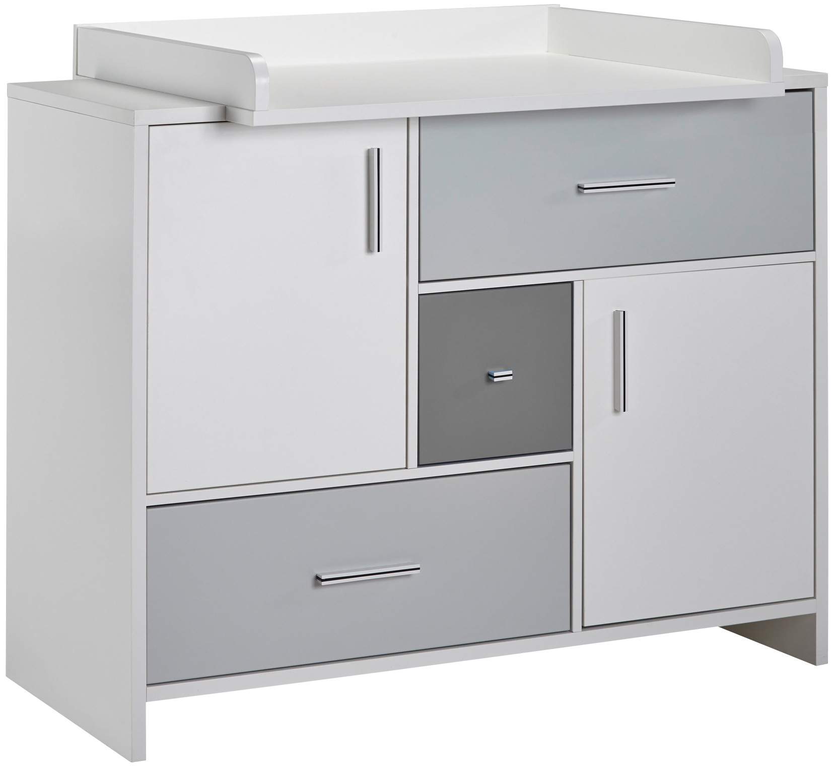 Schardt Wickelkommode »Candy Grey«, bis 15 kg, Made in Germany, 112 cm