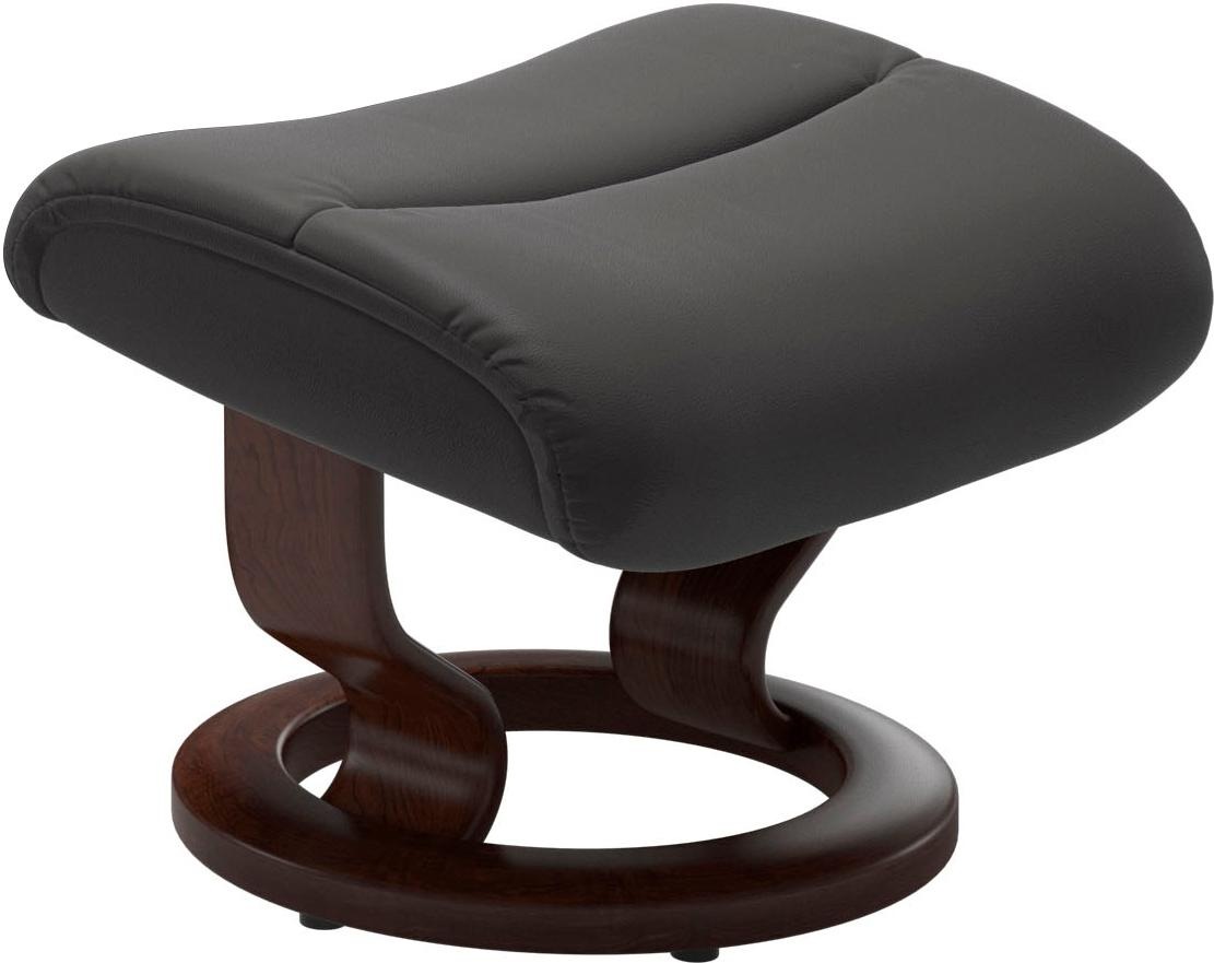 Stressless® Relaxsessel »View«, (Set, Relaxsessel mit Hocker), mit Classic Base, Größe M,Gestell Braun