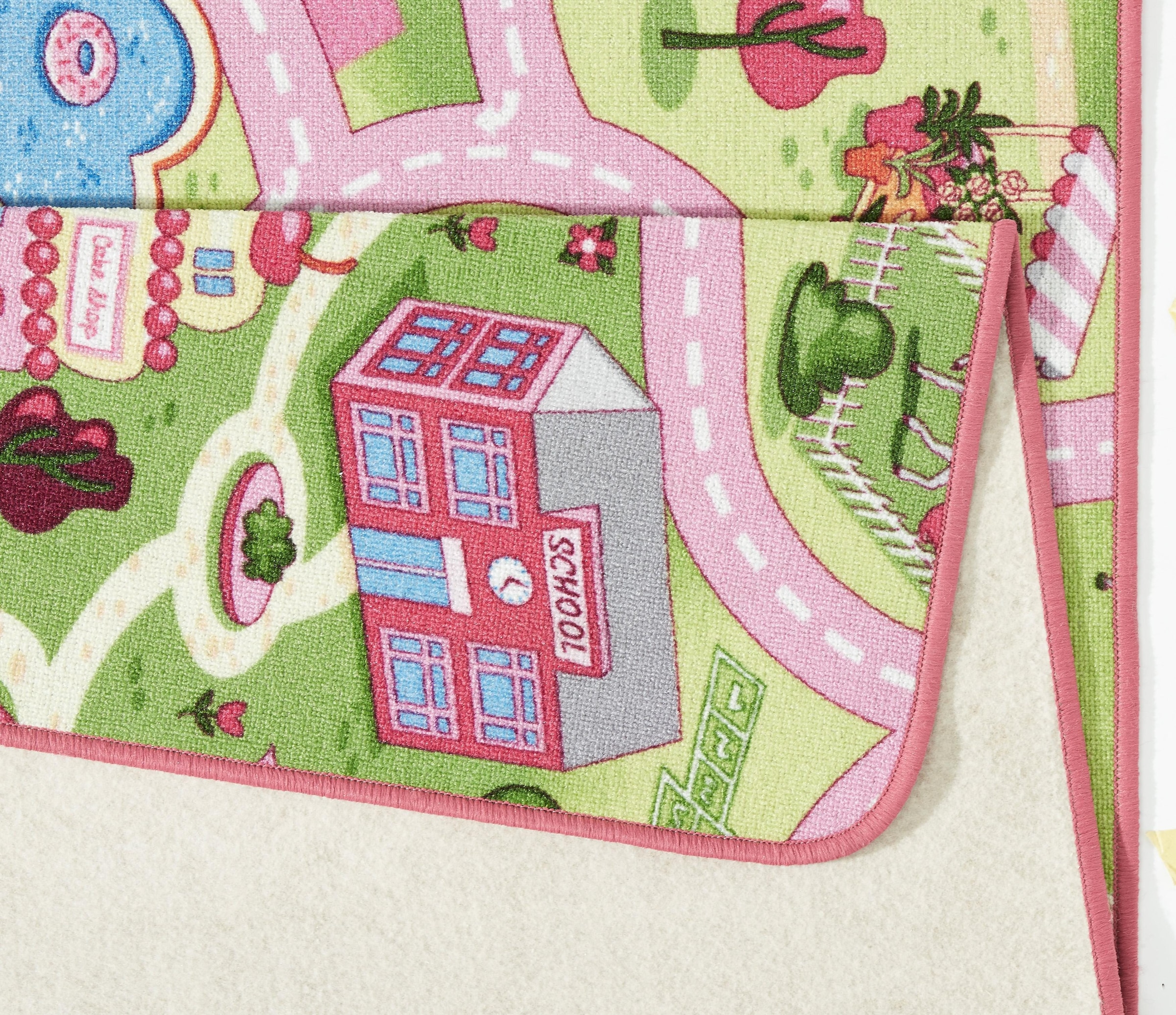 HANSE Home Kinderteppich »Sweettown«, rechteckig, Kurzflor, Straßen-Spielteppich, Spielunterlage, Kinderzimmer