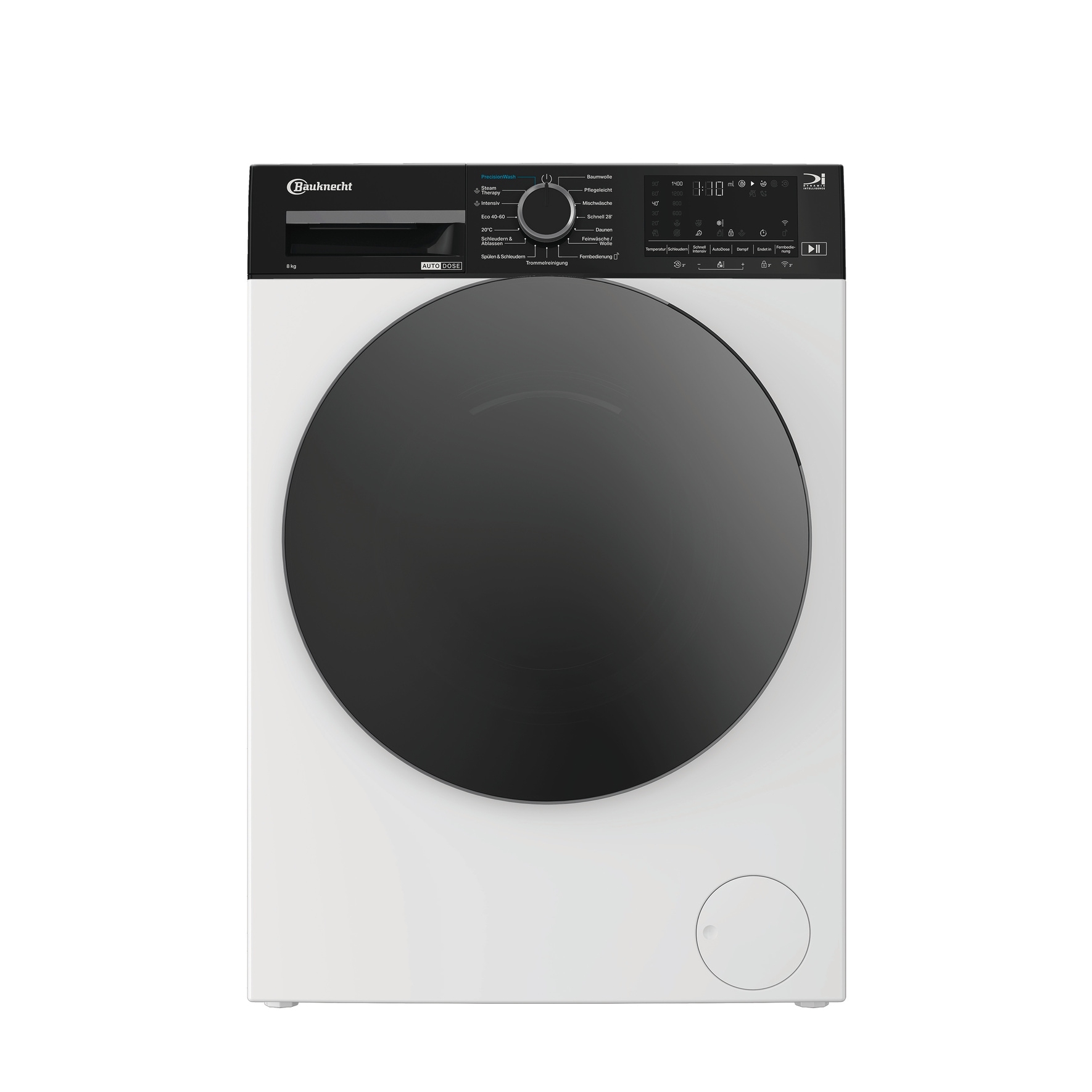 BAUKNECHT Waschmaschine »B WM 8A9 BC« 8 kg 1400 U/min Smart dosieren – kein Waschmittel verschwenden.