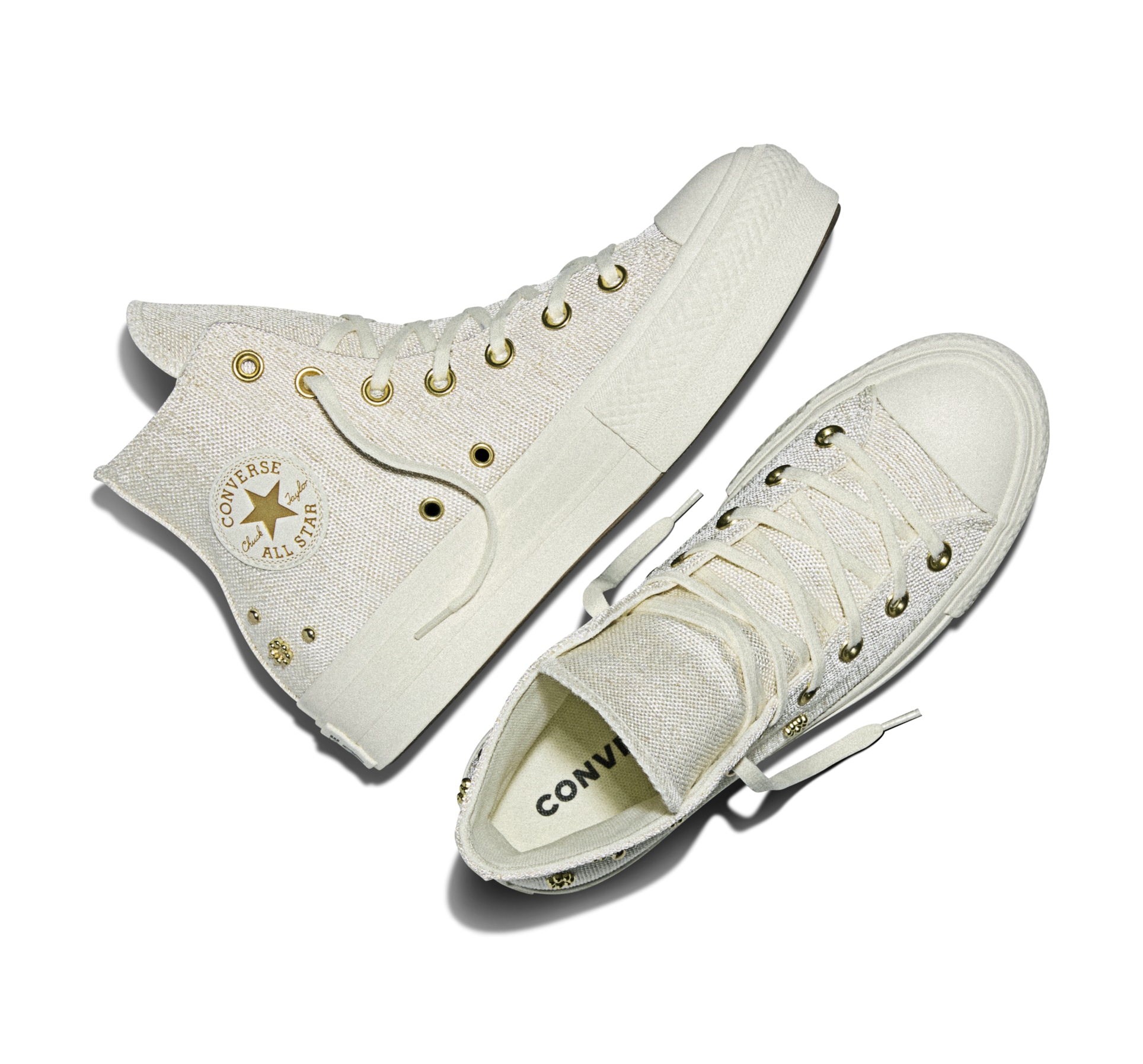 Converse Sneaker »CHUCK TAYLOR ALL STAR LIFT PLATFORM HEATHERED GLAM«  für Freizeitaktivitäten, mit profiliertem Laufsohlenprofil