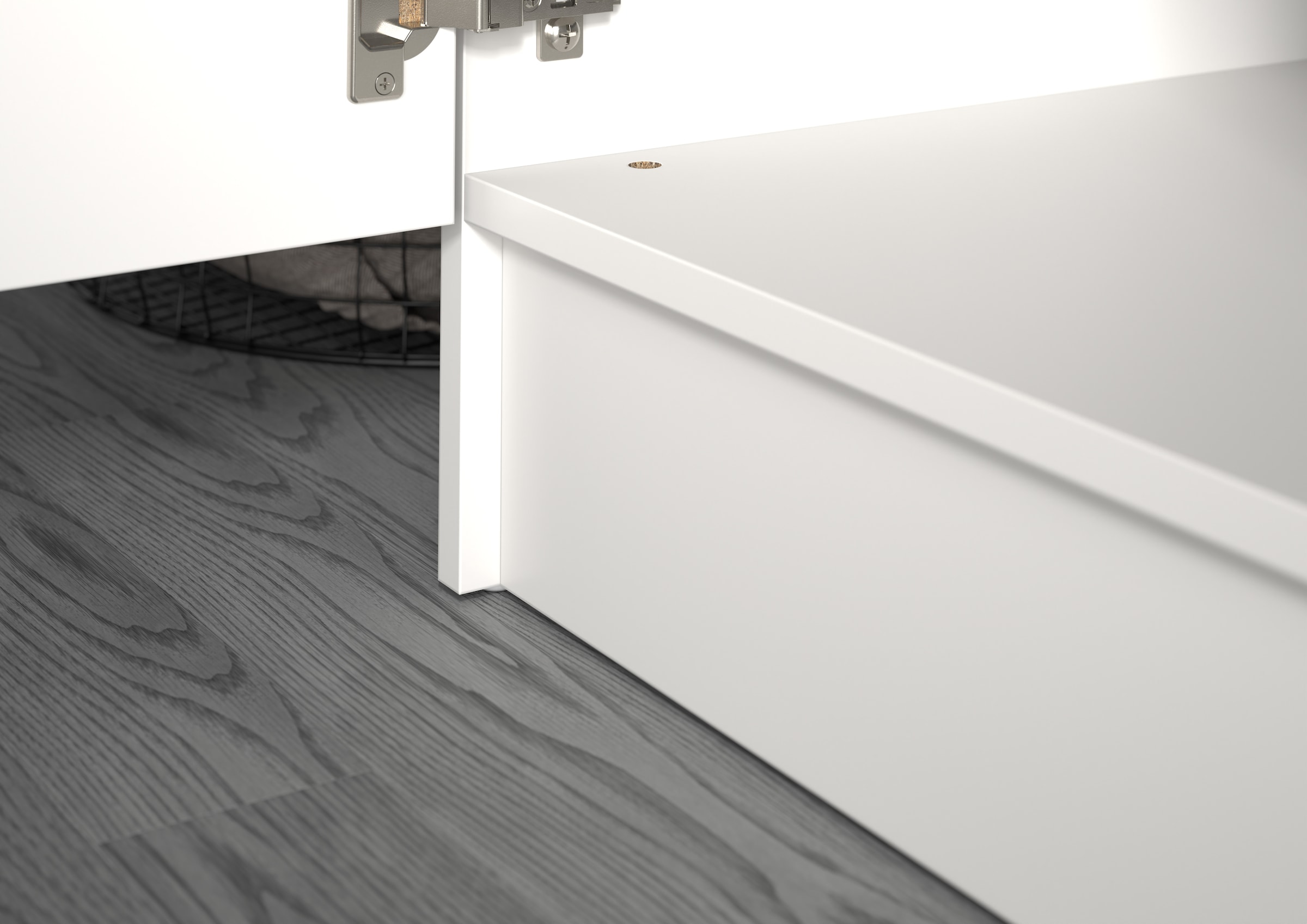 welltime Mehrzweckschrank-Set »FALAS, TOPSELLER!, 2-teilig, Hauswirtschaftsraum Set, Breite 133 cm«