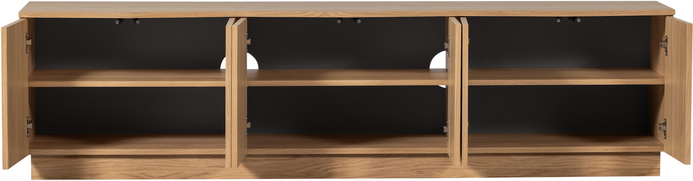 WOOOD Lowboard »WOOOD ZUMA TV-MÖBEL« Zuma TV-Kommode Eiche bietet Stil, Stauraum und einzigartiges Design