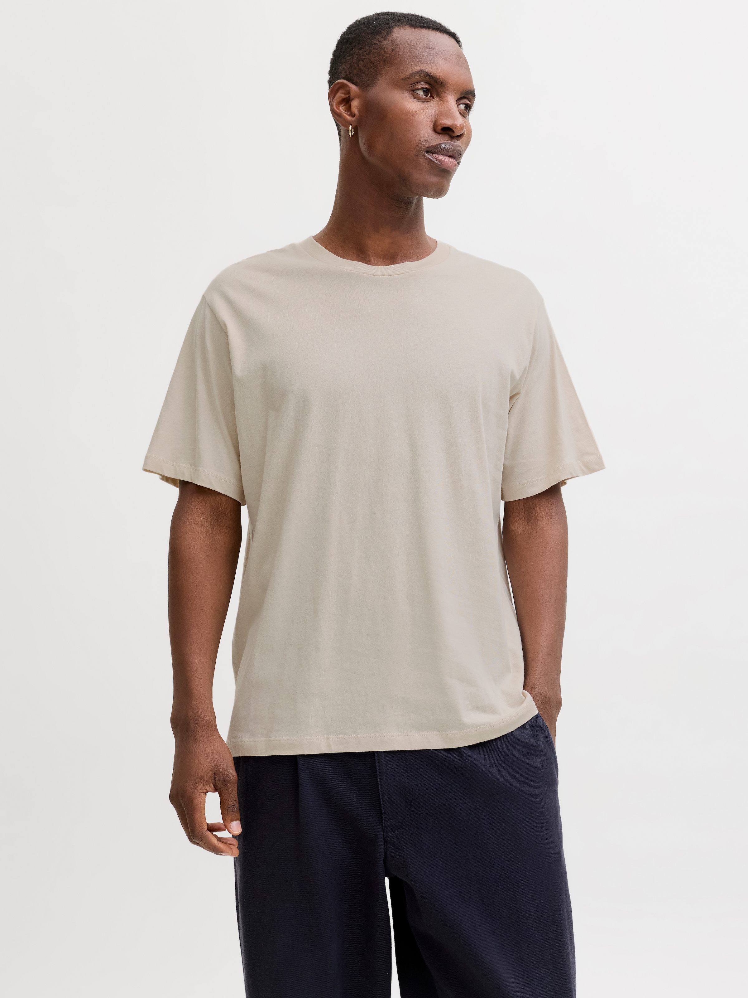 Jack & Jones Kurzarmshirt »JJHUGO LOOSE TEE SS CREW NECK 3PK MP« Baumwolle, loose fit