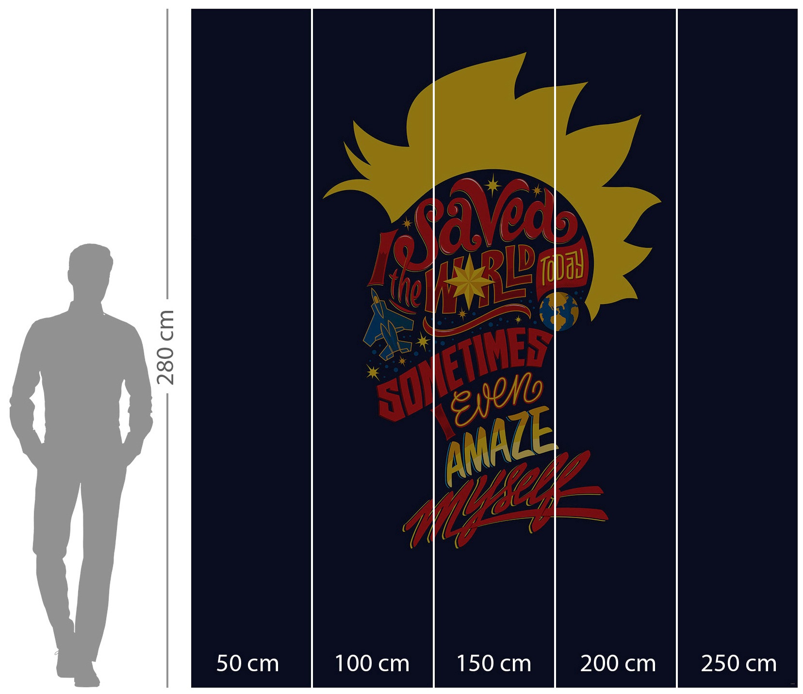 Komar Vliestapete bedruckt glatt Kinderzimmer