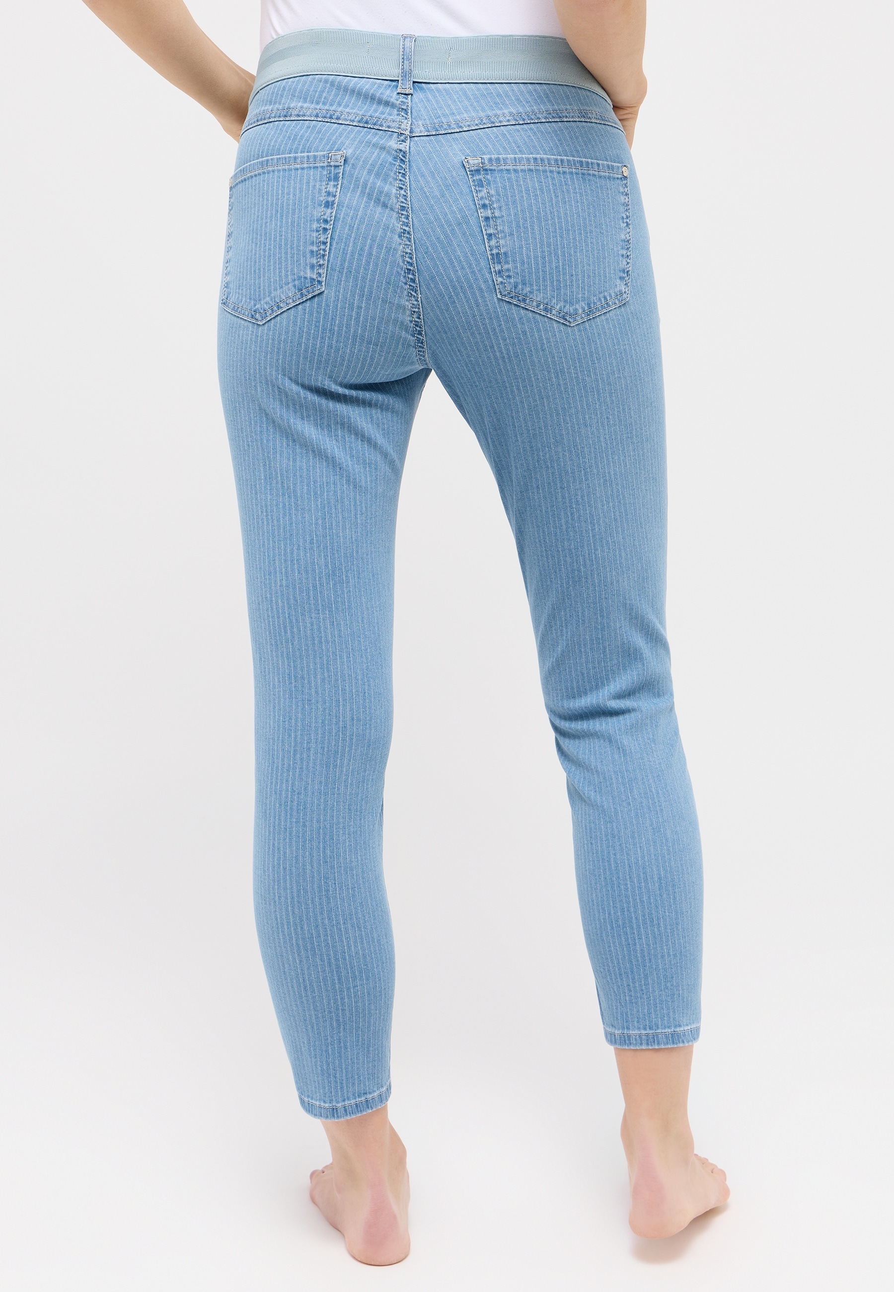 ANGELS Ankle-Jeans »ORNELLA SPORTY«, Indigo Stripe